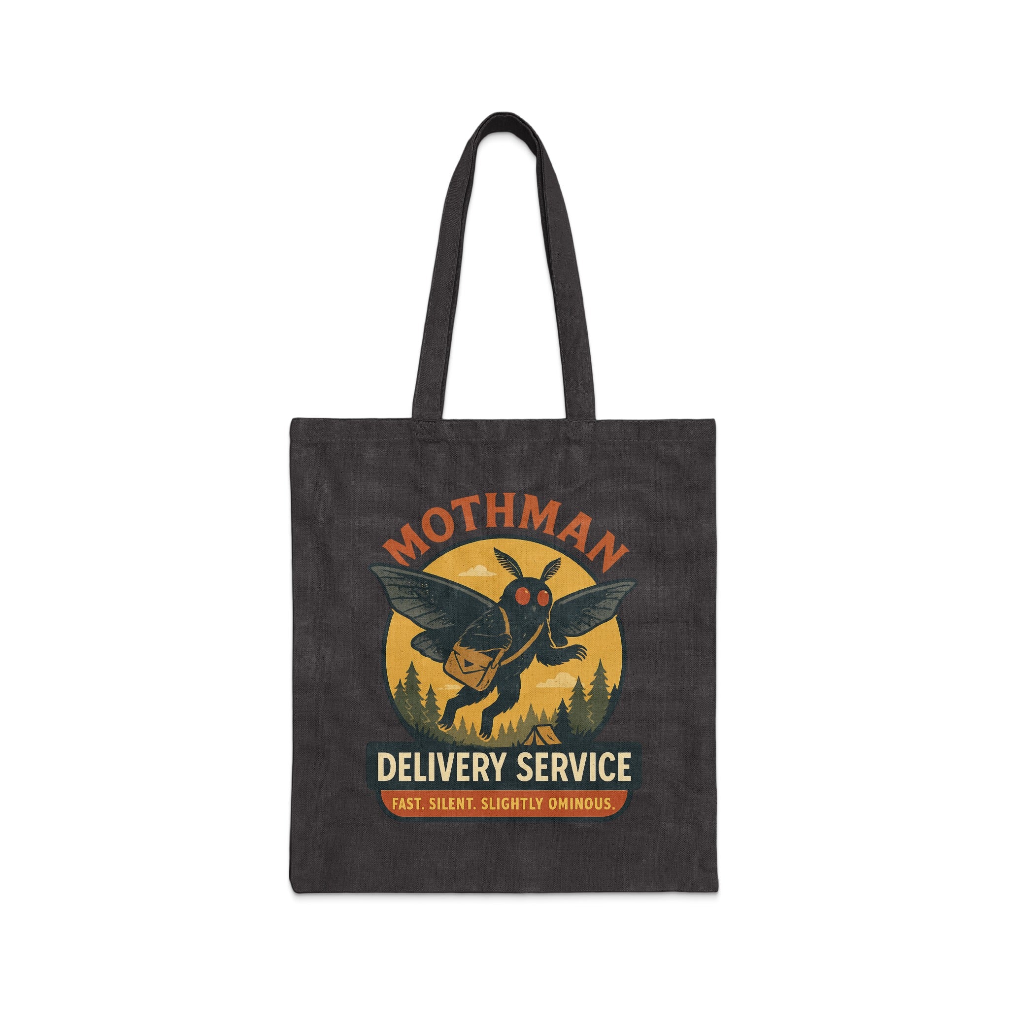 Mothman Delivery Service Silent Ominous Tote Bag product type