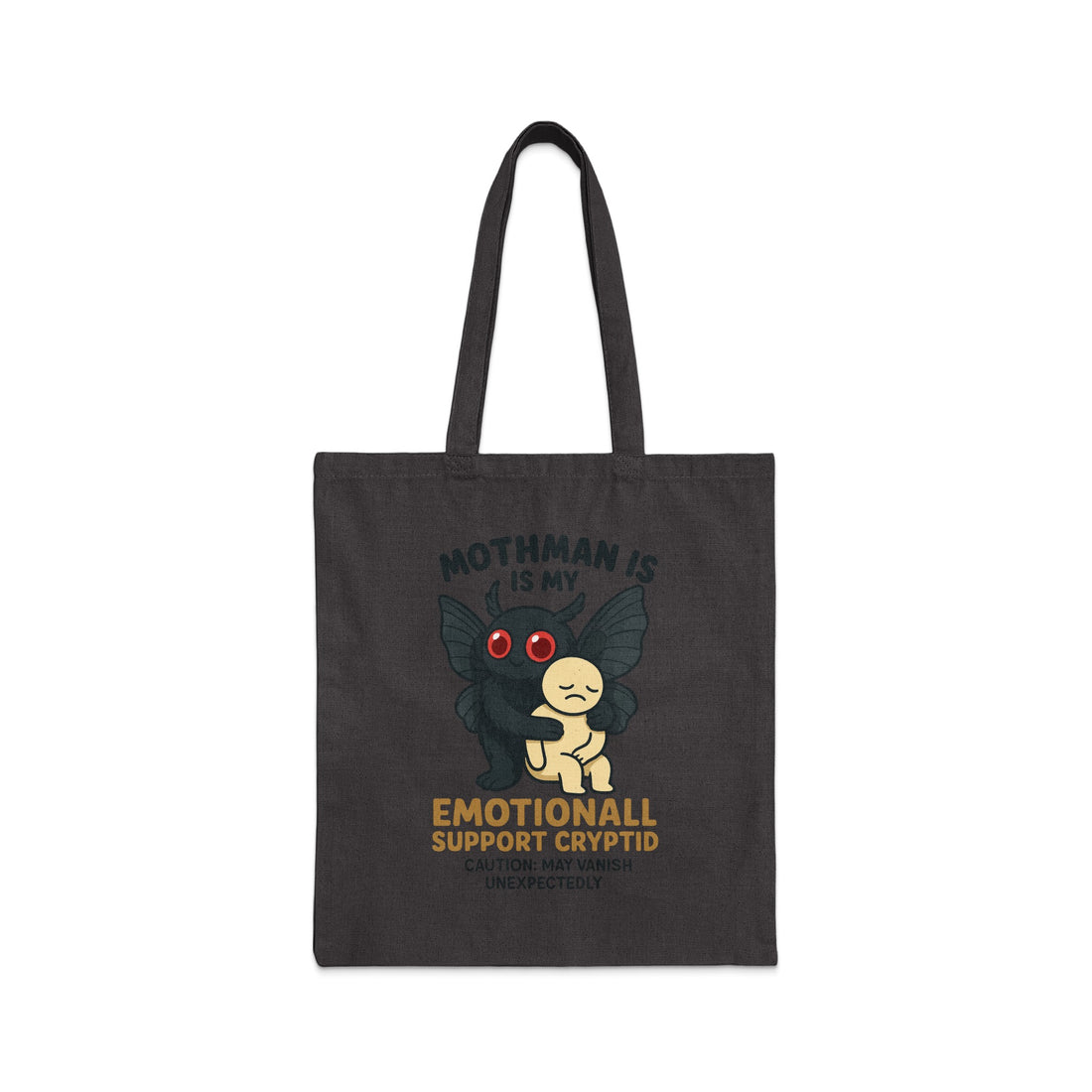 Mothman Emotional Support Cryptid Tote Bag product type