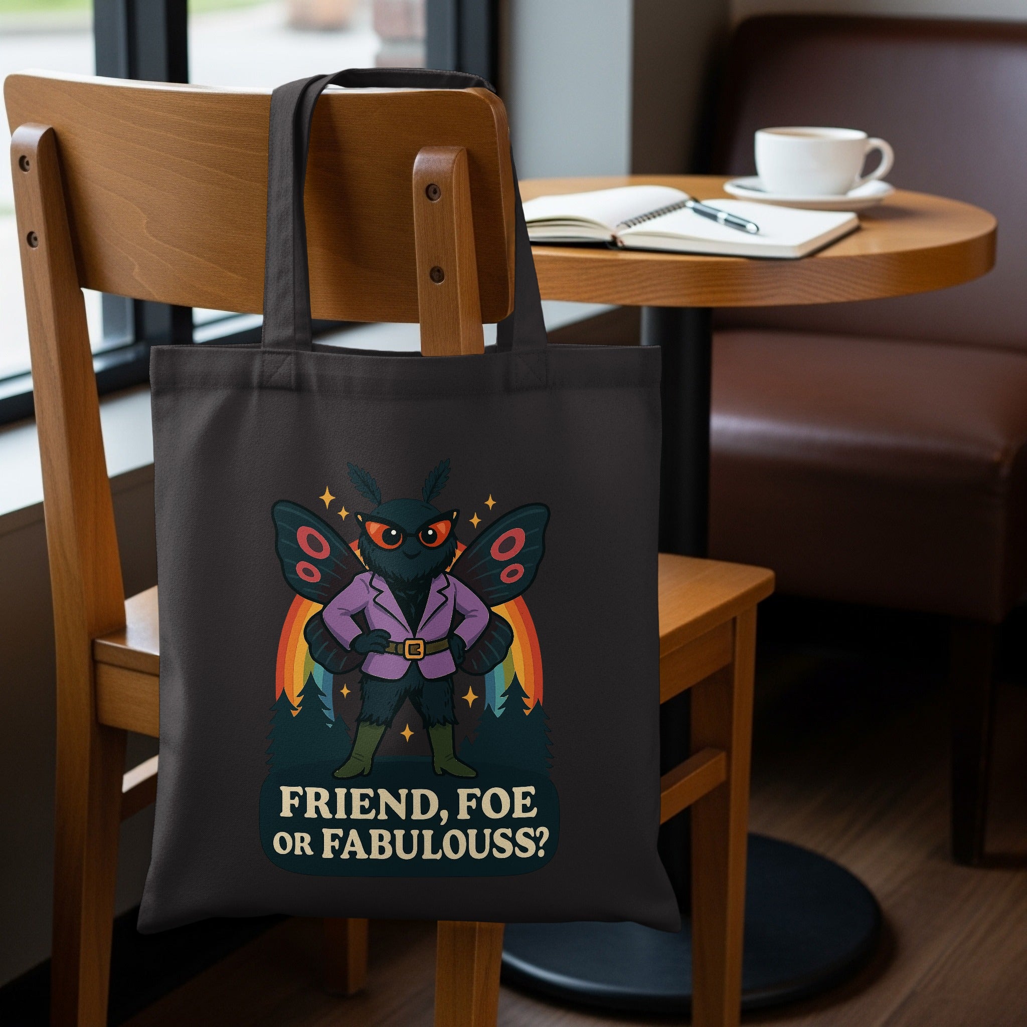 Friend Foe or Fabulous Black Tote Bag product