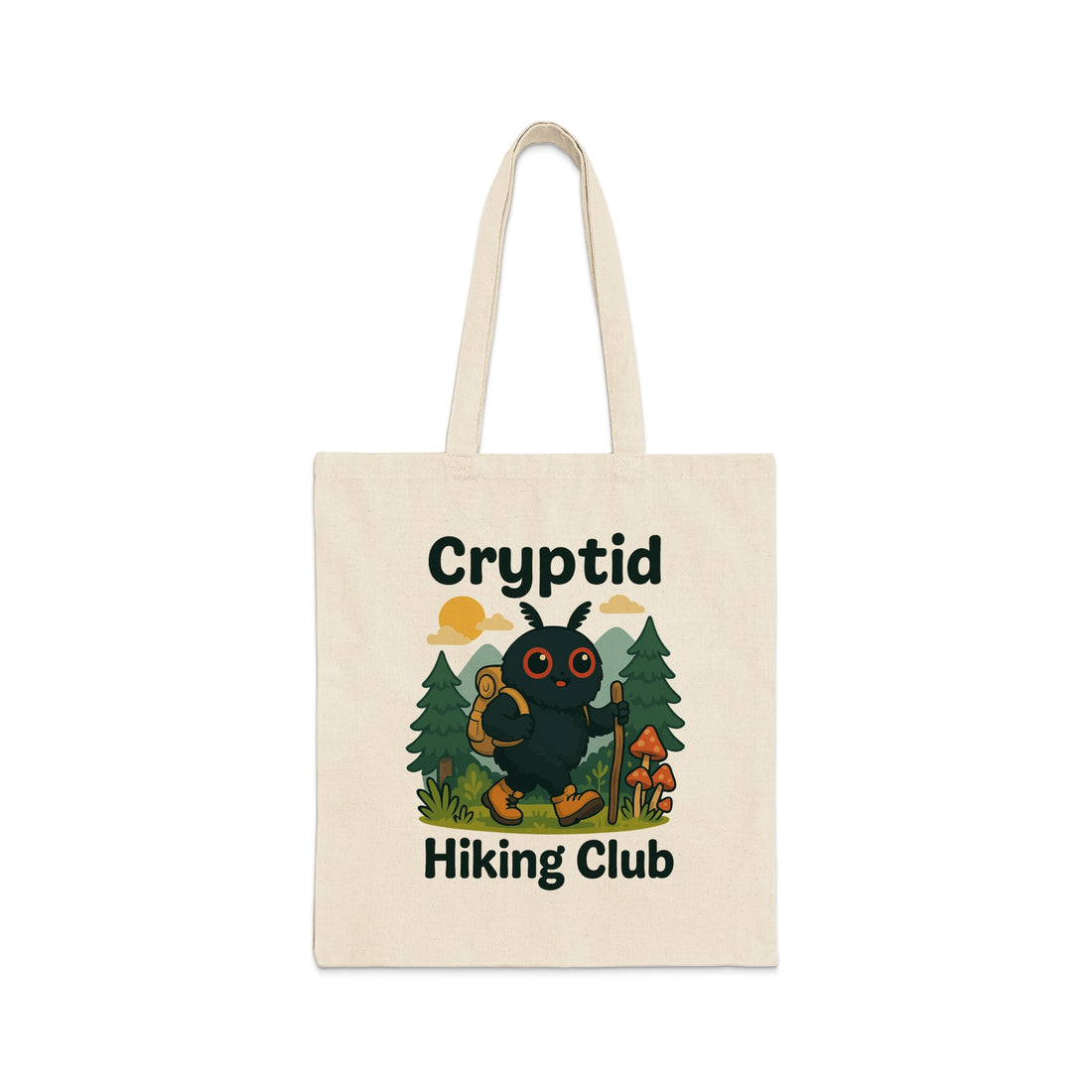 Cryptid Hiking Club Graphic Design Tote Bag product