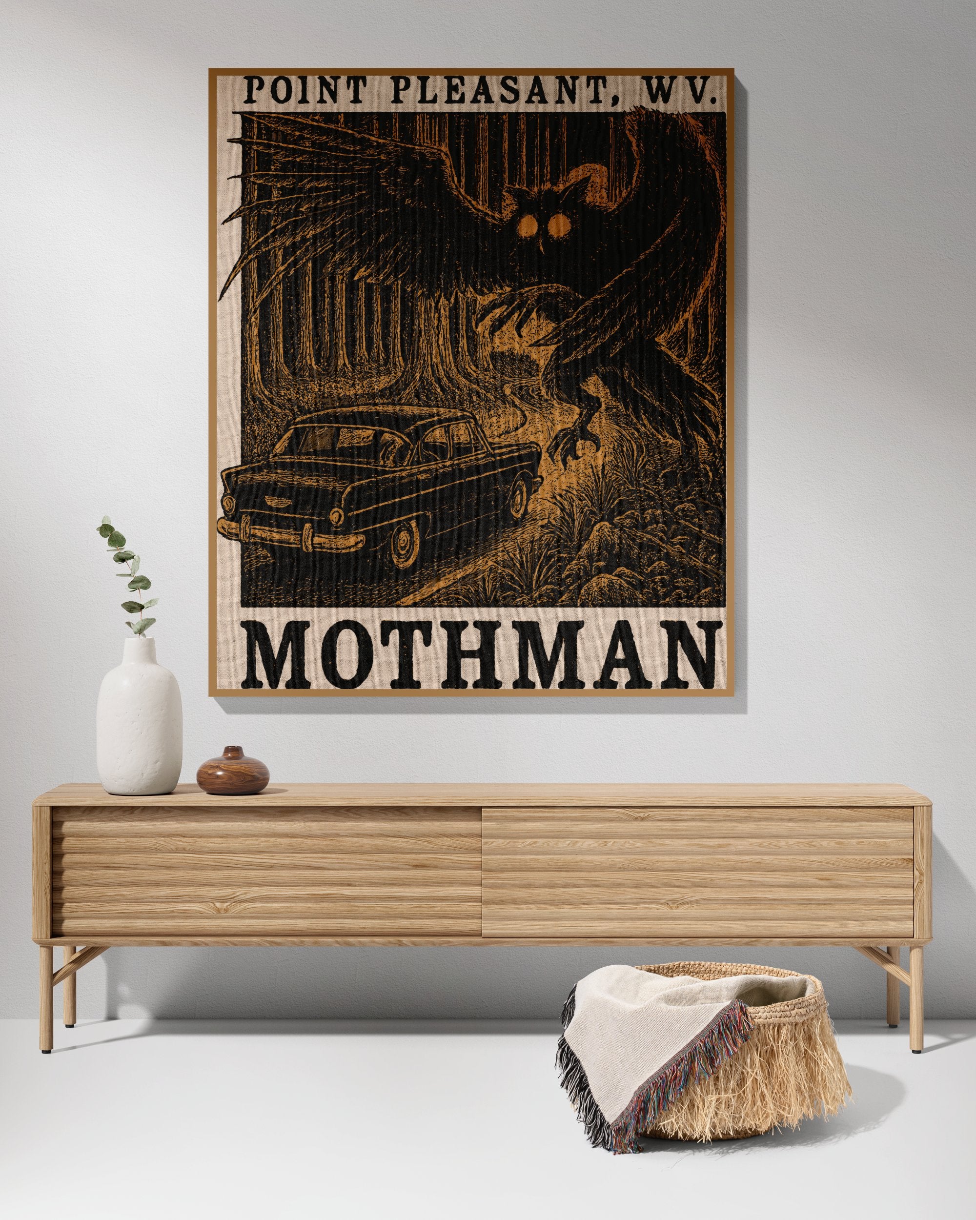Point Pleasant Mothman Wall Art product