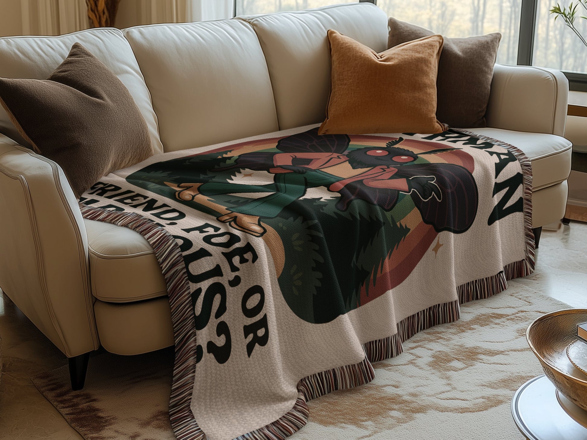 Friendly Foe Curious Animated Blanket product type