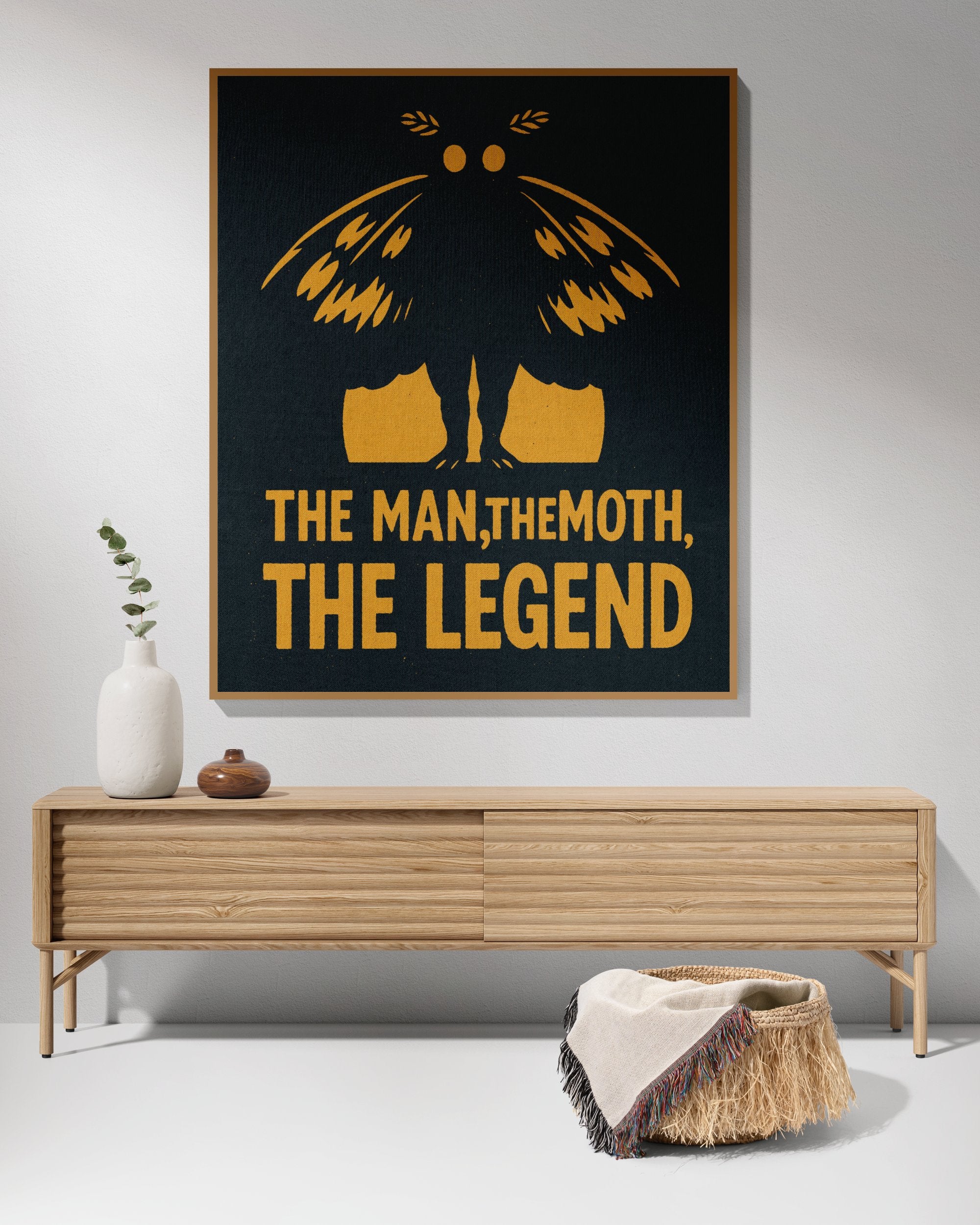 The Man The Moth The Legend Wall Art Print product