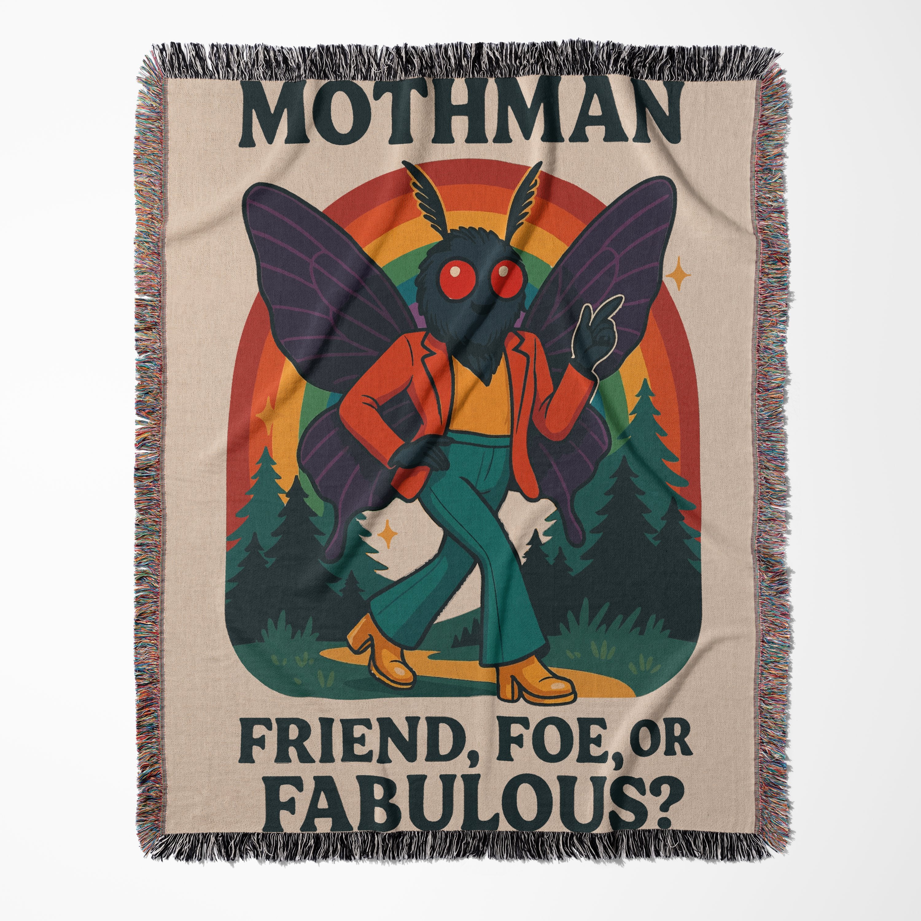 Mothman Friend Foe Or Fabulous Blanket product type
