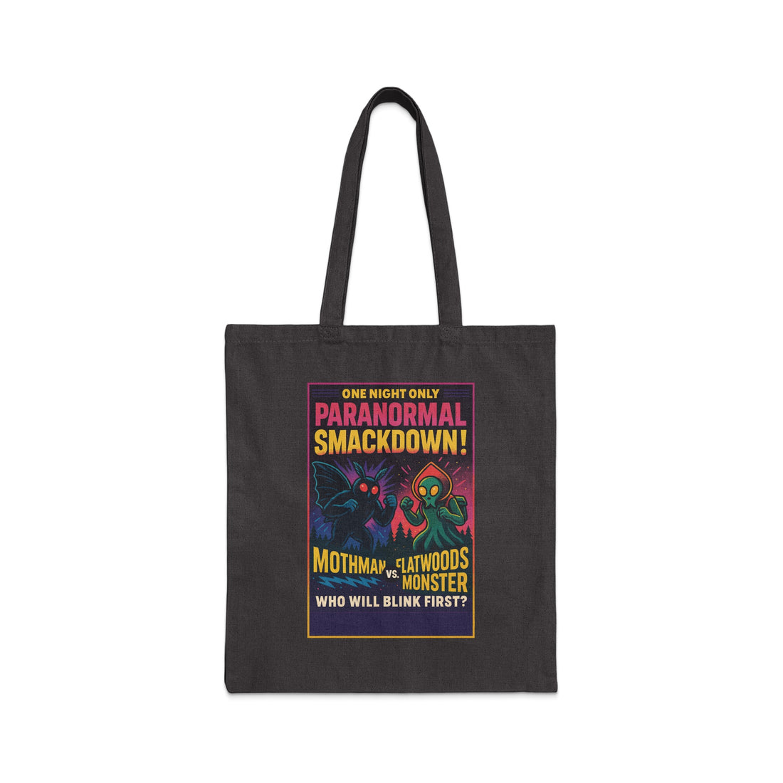 Paranormal Smackdown Tote Bag Mothman Flatwoods Monster product