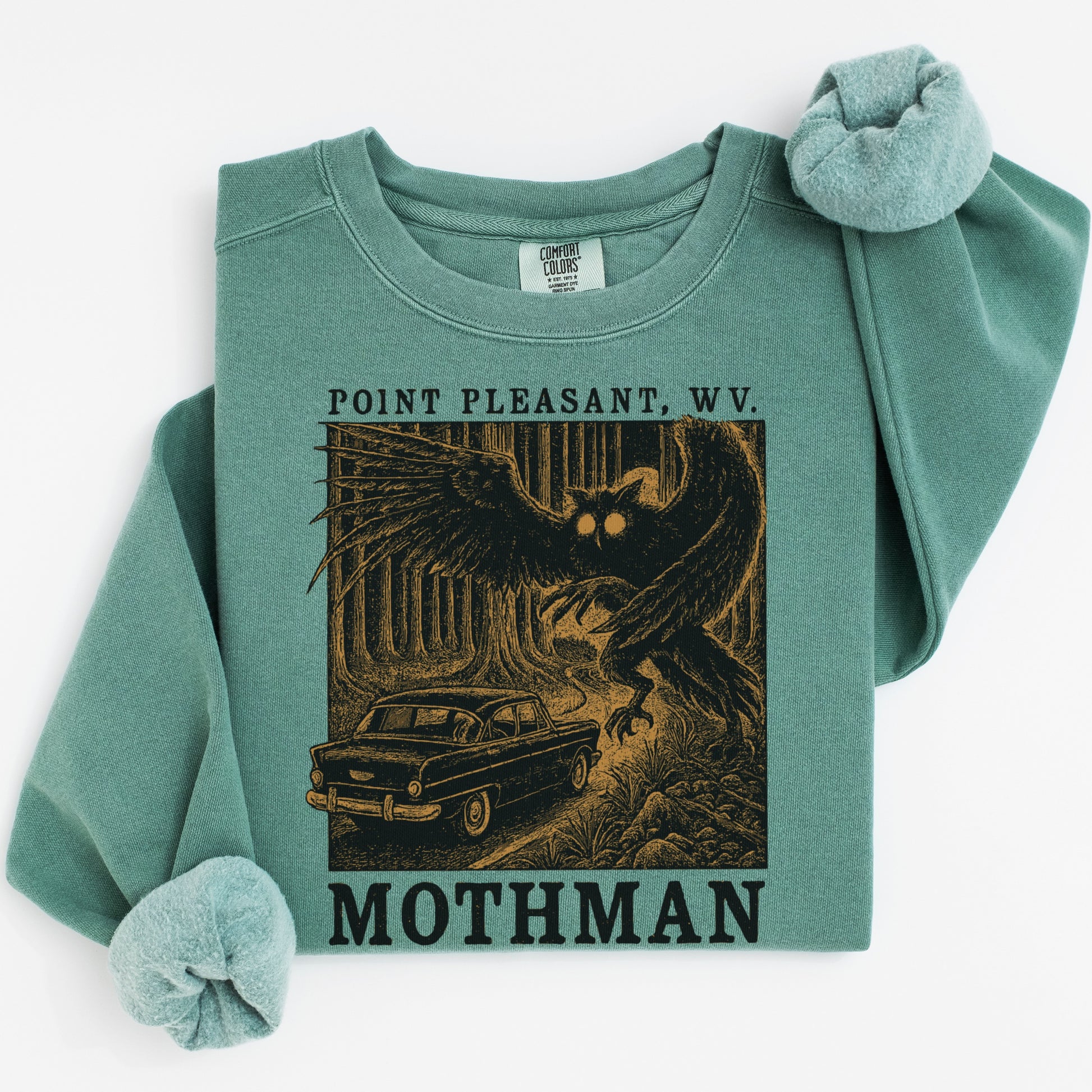 Point Pleasant WV Mothman Vintage Style Sweatshirt product