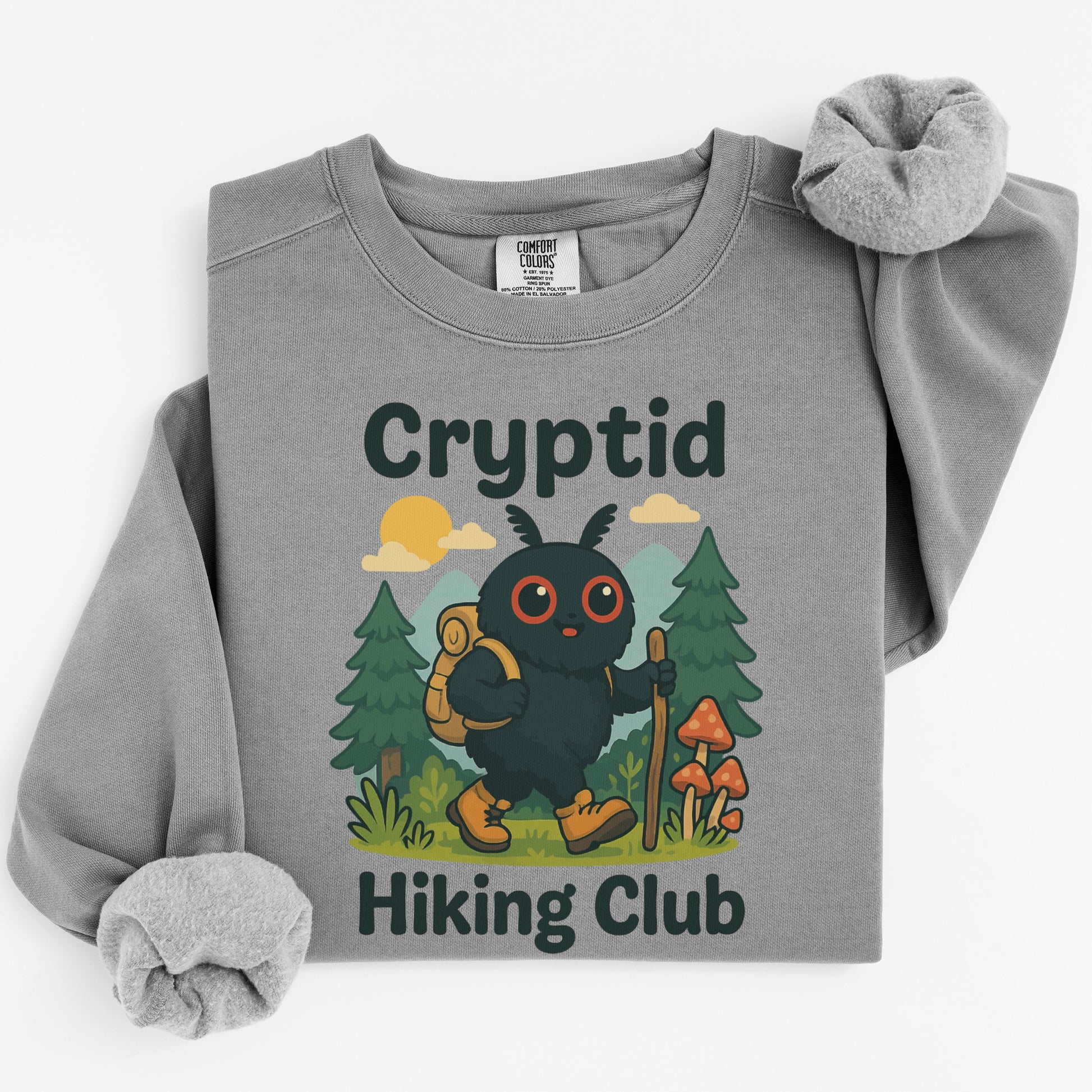 Cryptid Hiking Club Graphic Sweatshirt product