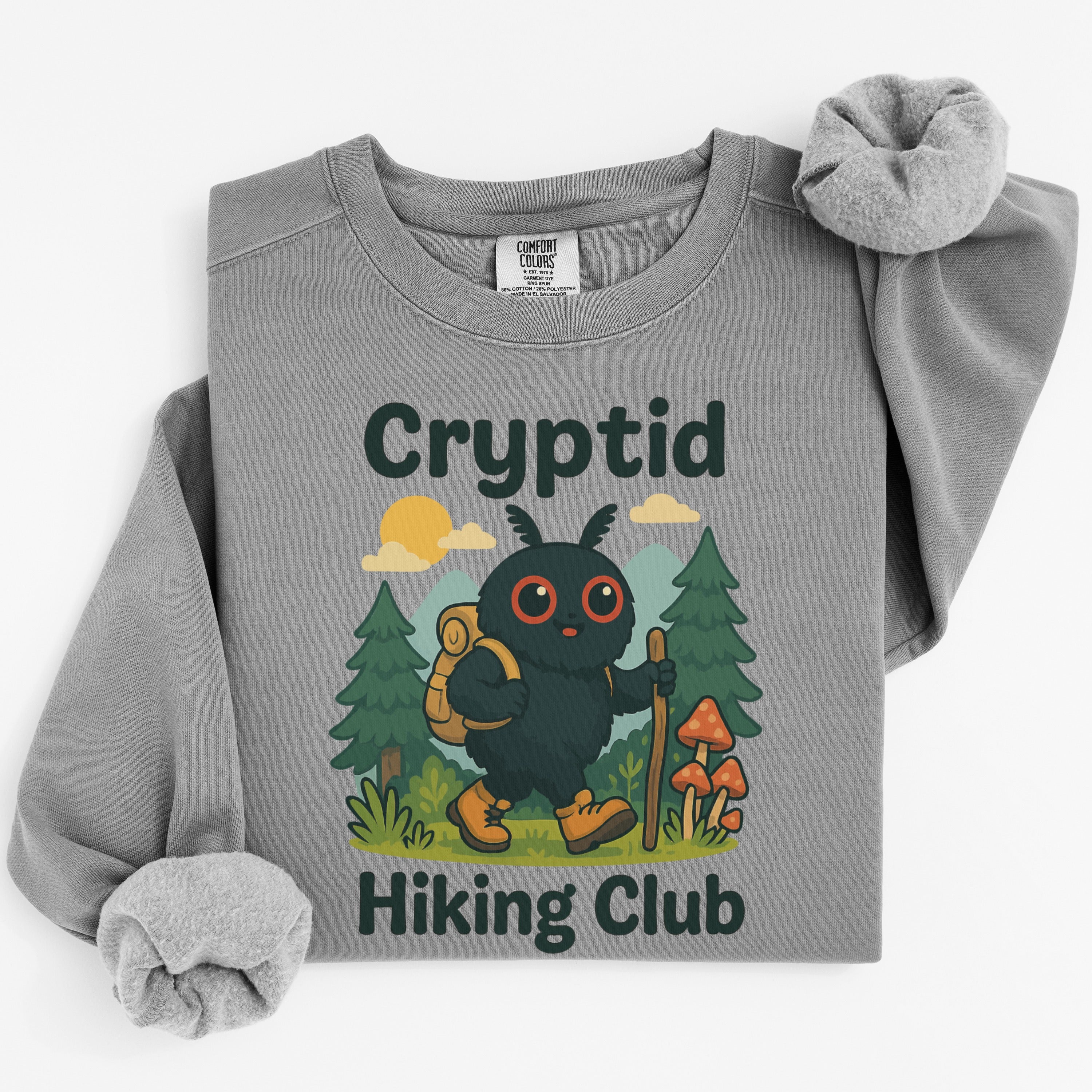Cryptid Hiking Club Graphic Sweatshirt product