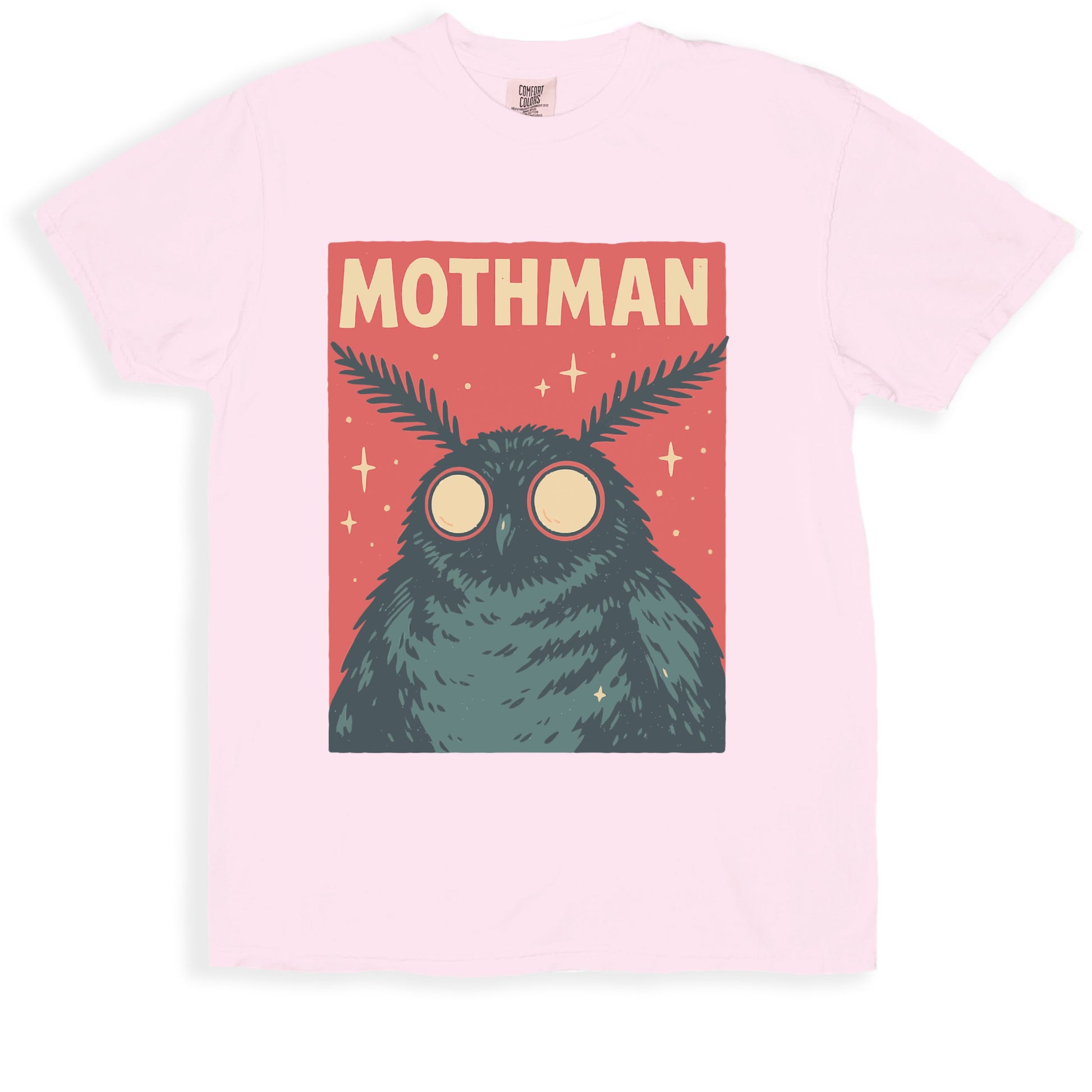 Mothman Illustrated Graphic Design Shirt product type