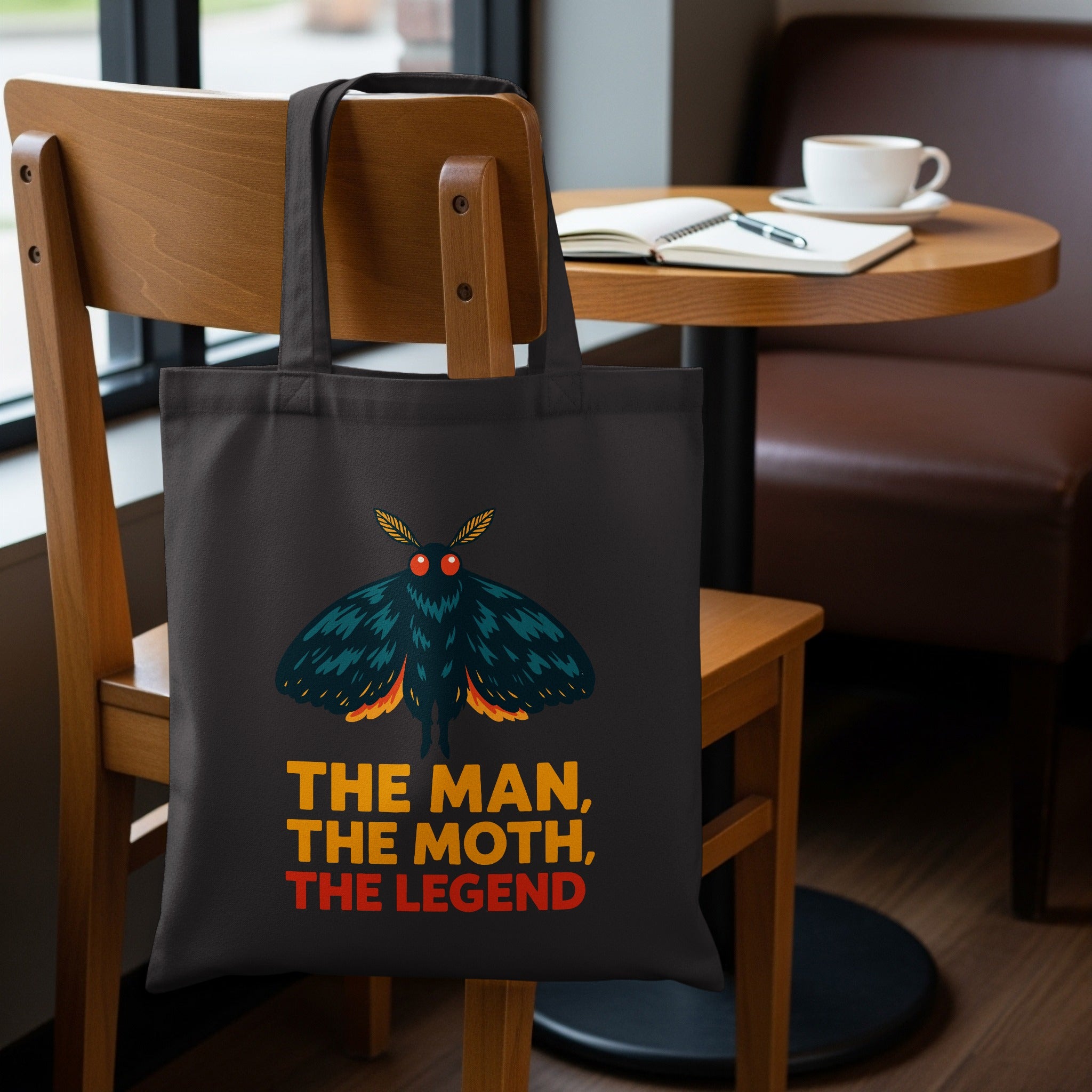 The Man The Moth The Legend Tote Bag product type