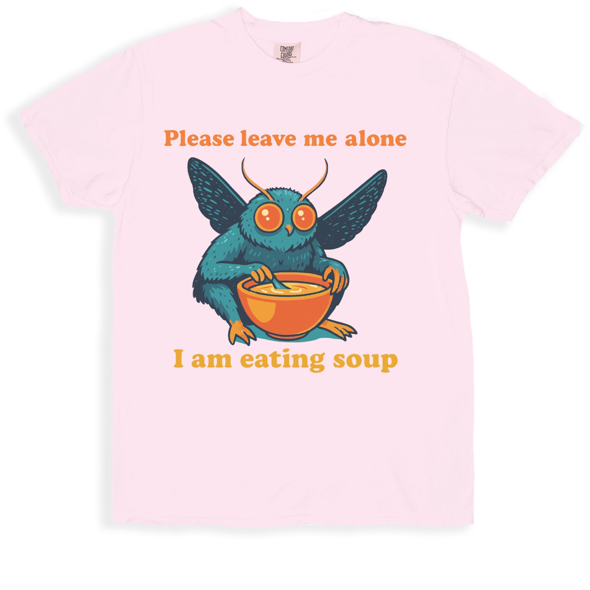 Please leave me alone I am eating soup shirt product type