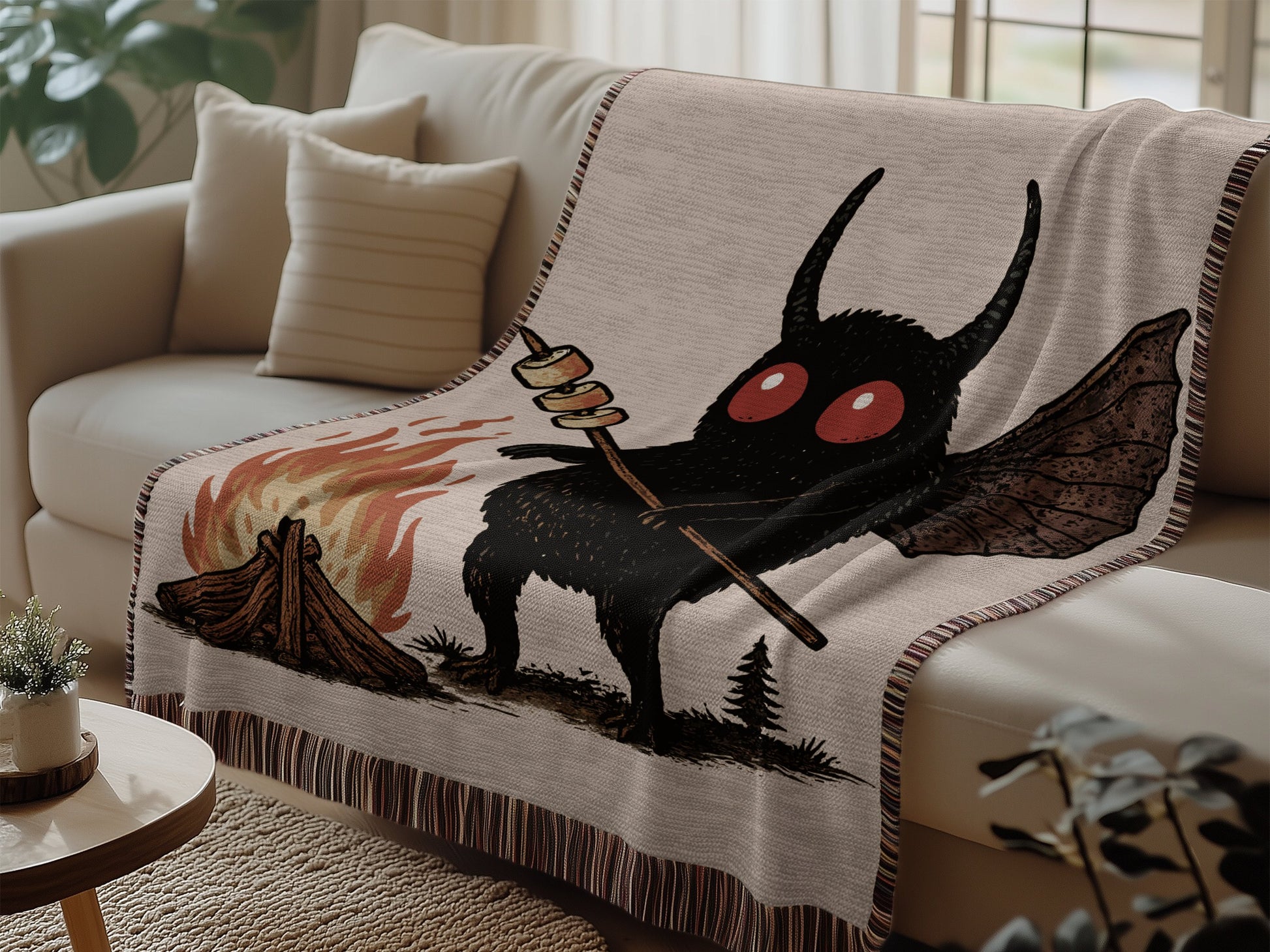 Cozy Throw Blanket with Unique Creature Design product type