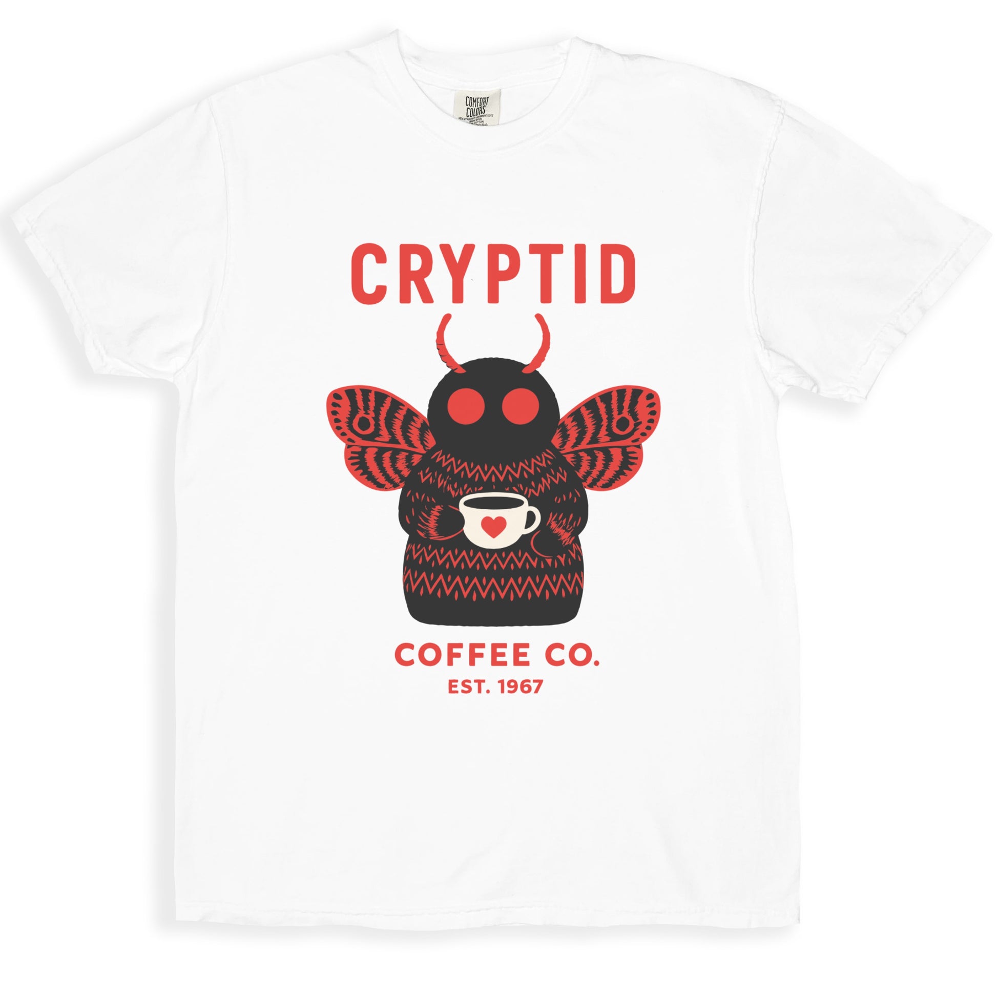 Cryptid Coffee Co Est 1967 Mothman Graphic Tee product type