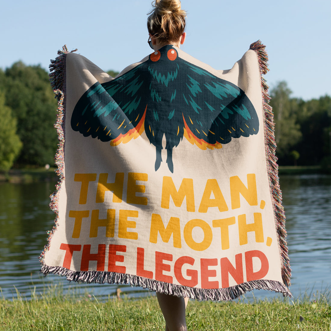 The Man The Moth The Legend Unique Blanket product