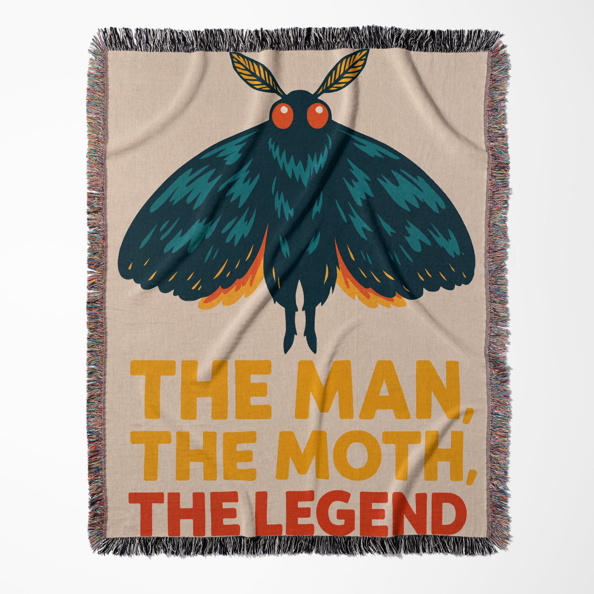 The Man The Moth The Legend Design Blanket Product