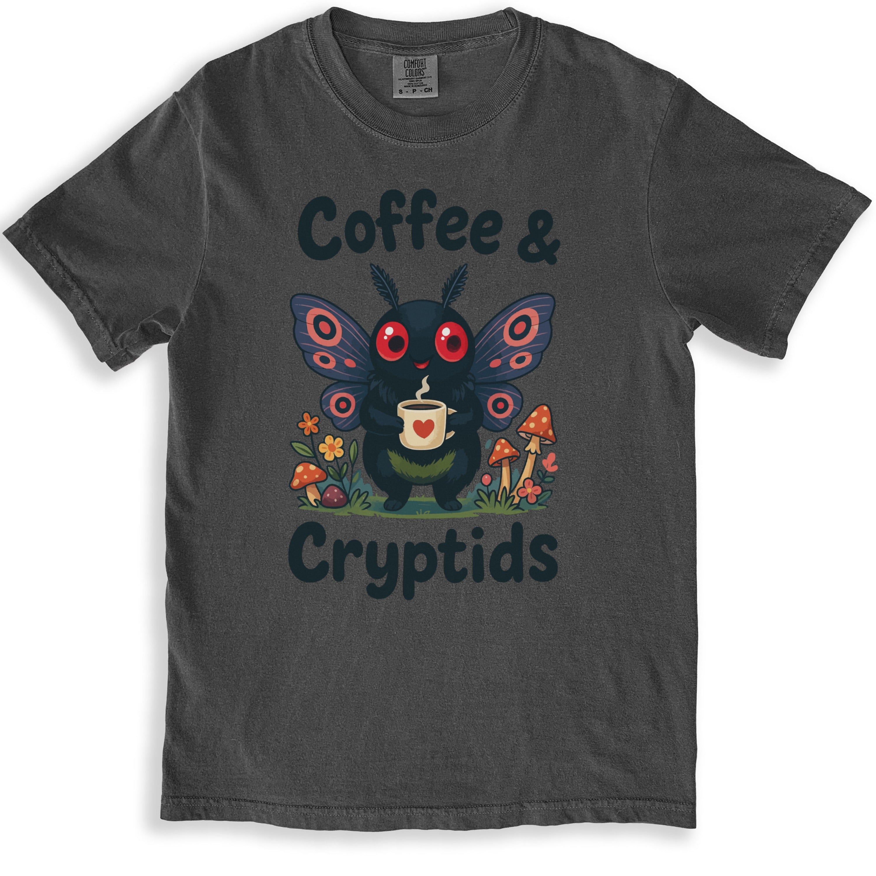 Coffee and Cryptids Graphic Tee product type