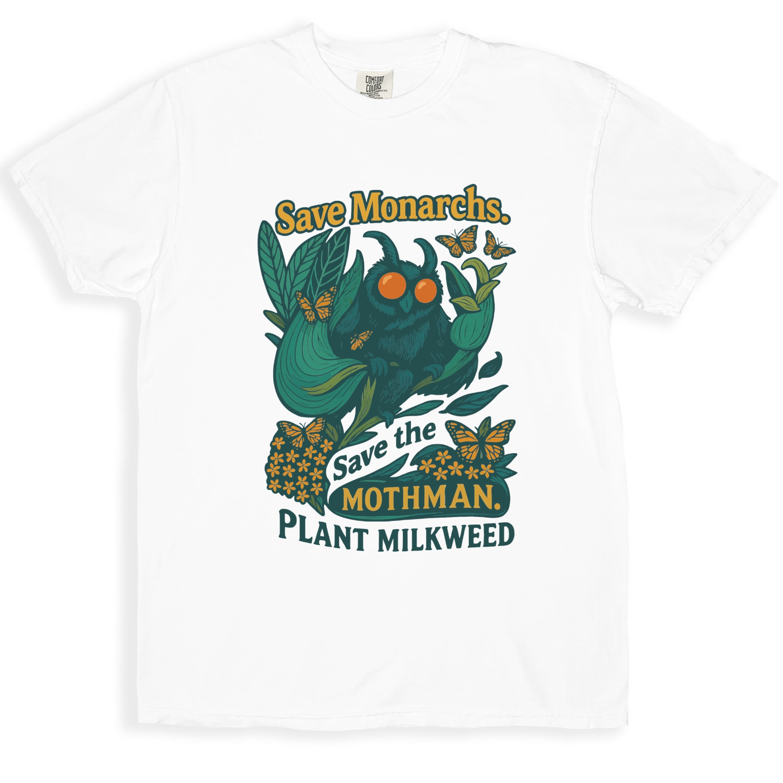 Save Monarchs Save Mothman Plant Milkweed T-shirt product