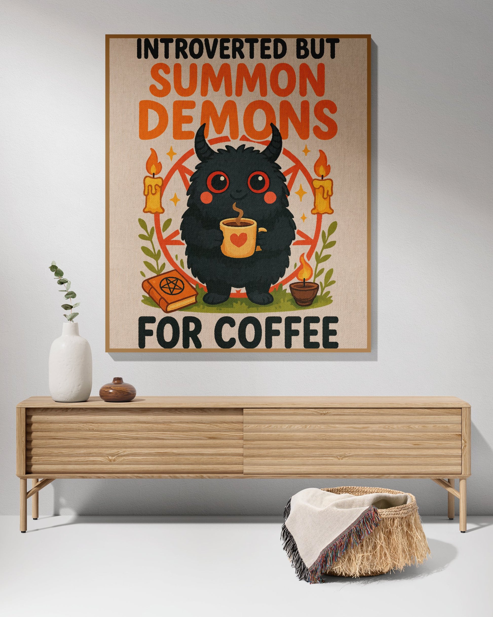 Introverted But Summon Demons For Coffee poster product