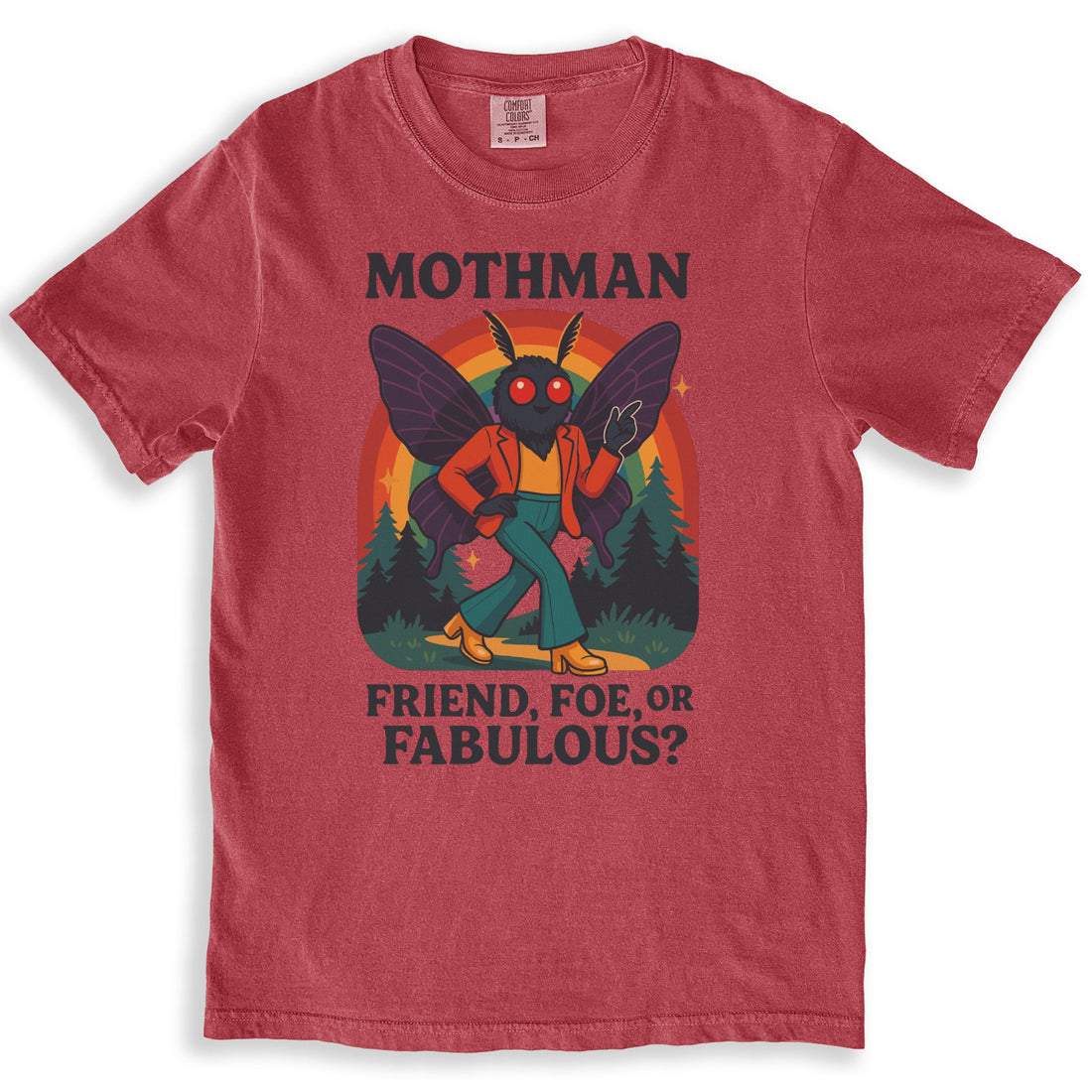 Mothman Friend Foe or Fabulous Graphic T-Shirt product type