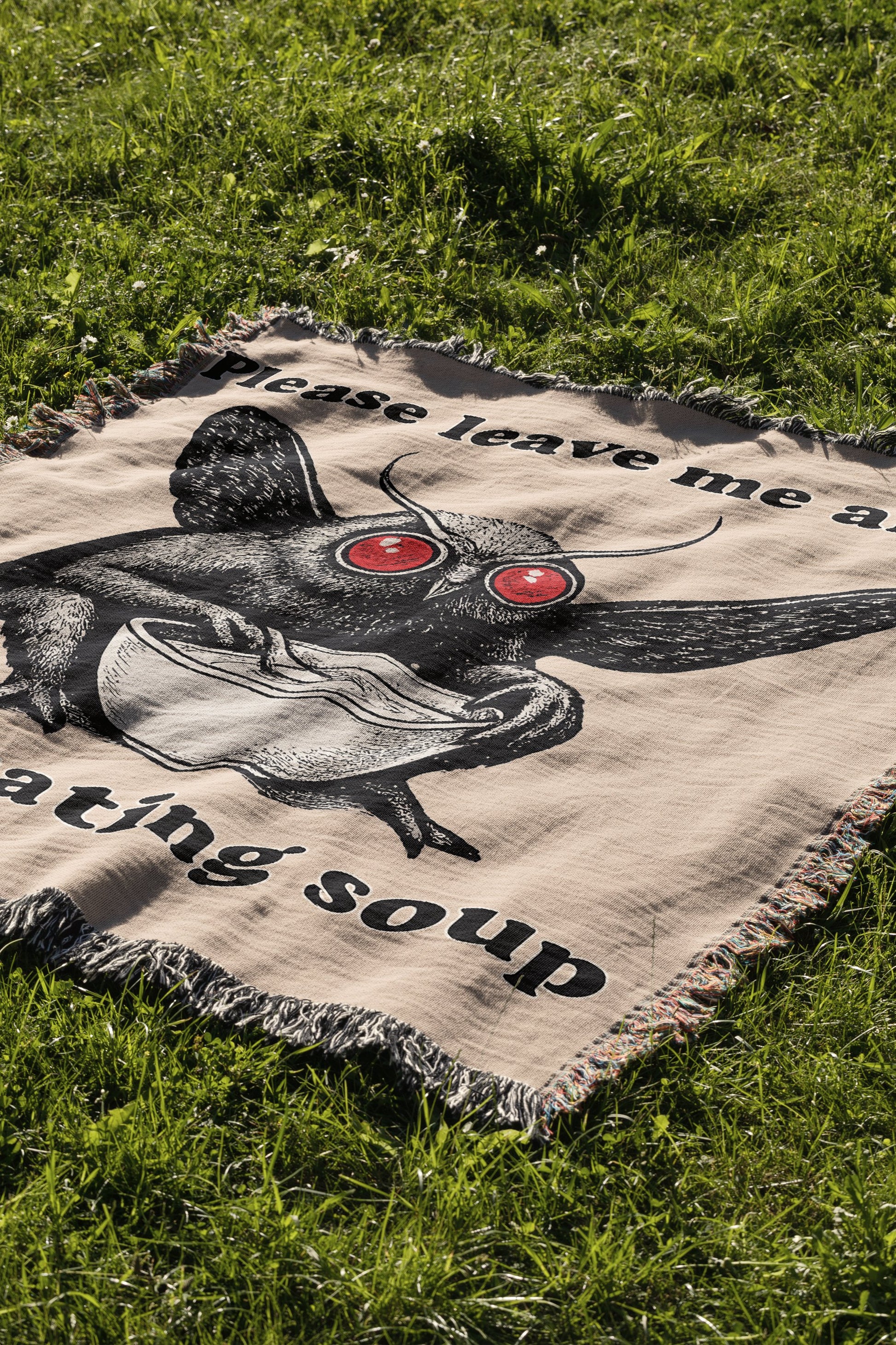 Please Leave Me Alone I'm Eating Soup Blanket