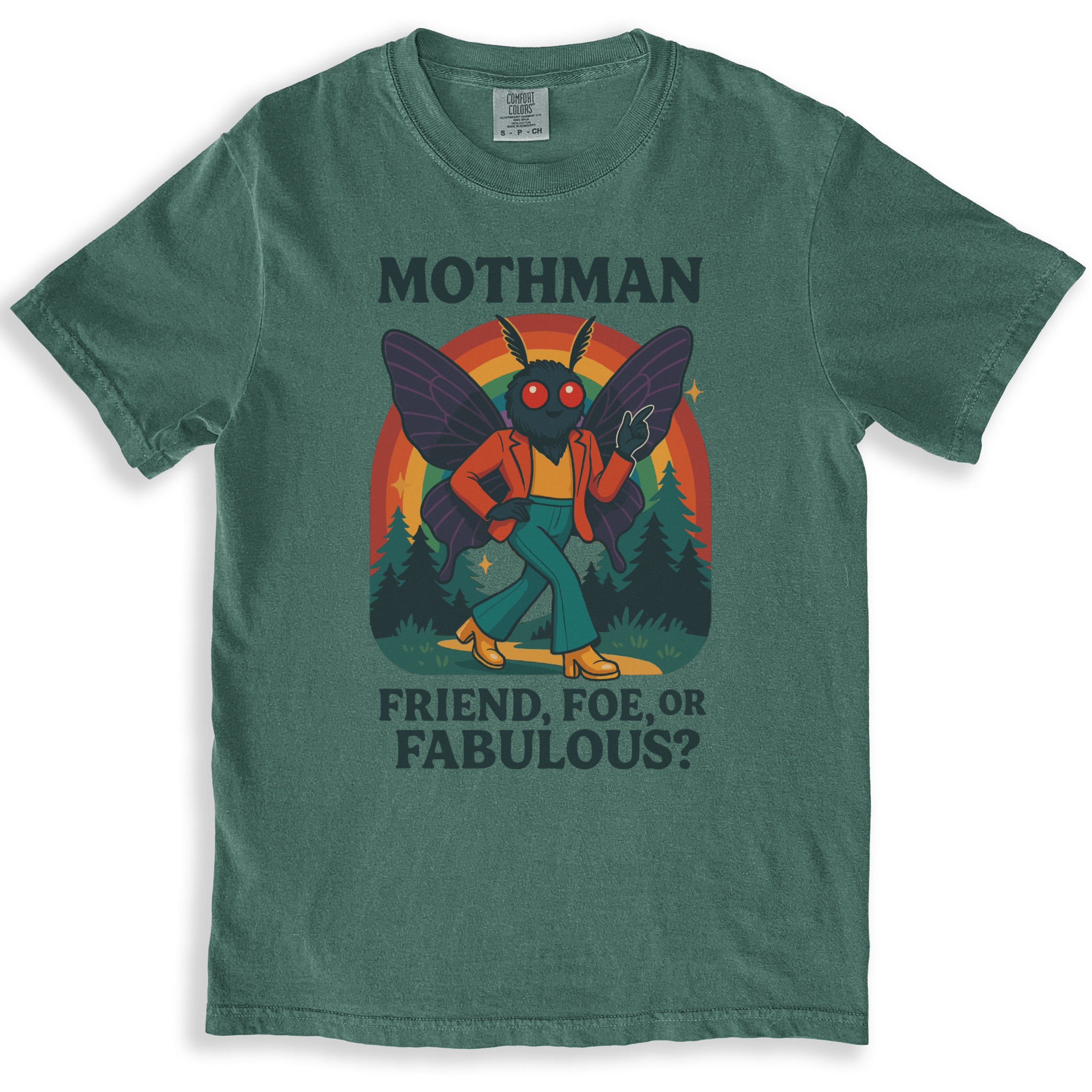 Mothman Friend Foe or Fabulous Design T-Shirt product
