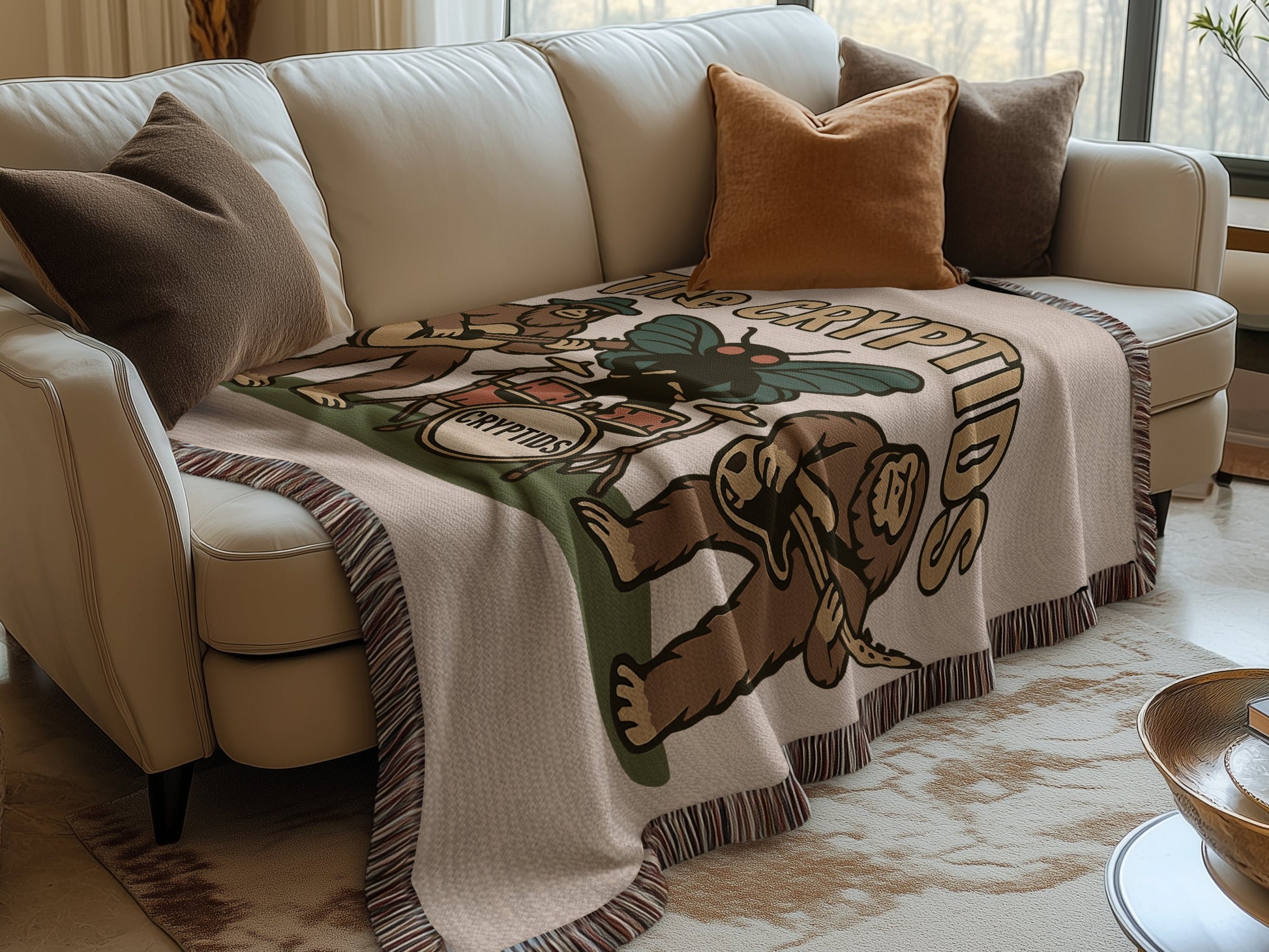 Cozy Cryptids Blanket for Perfect Home Decor product type