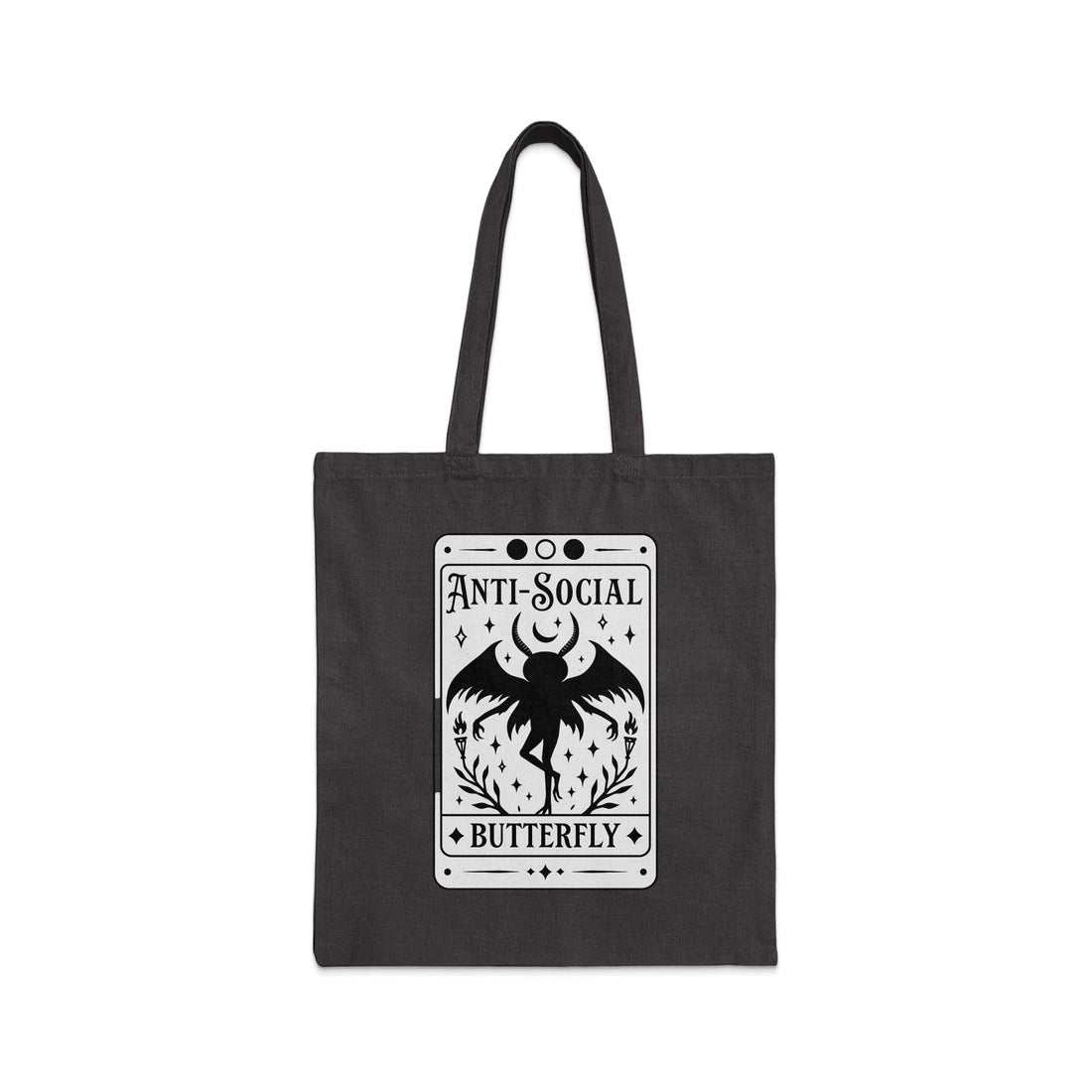 Anti-Social Butterfly Design Tote Bag product type