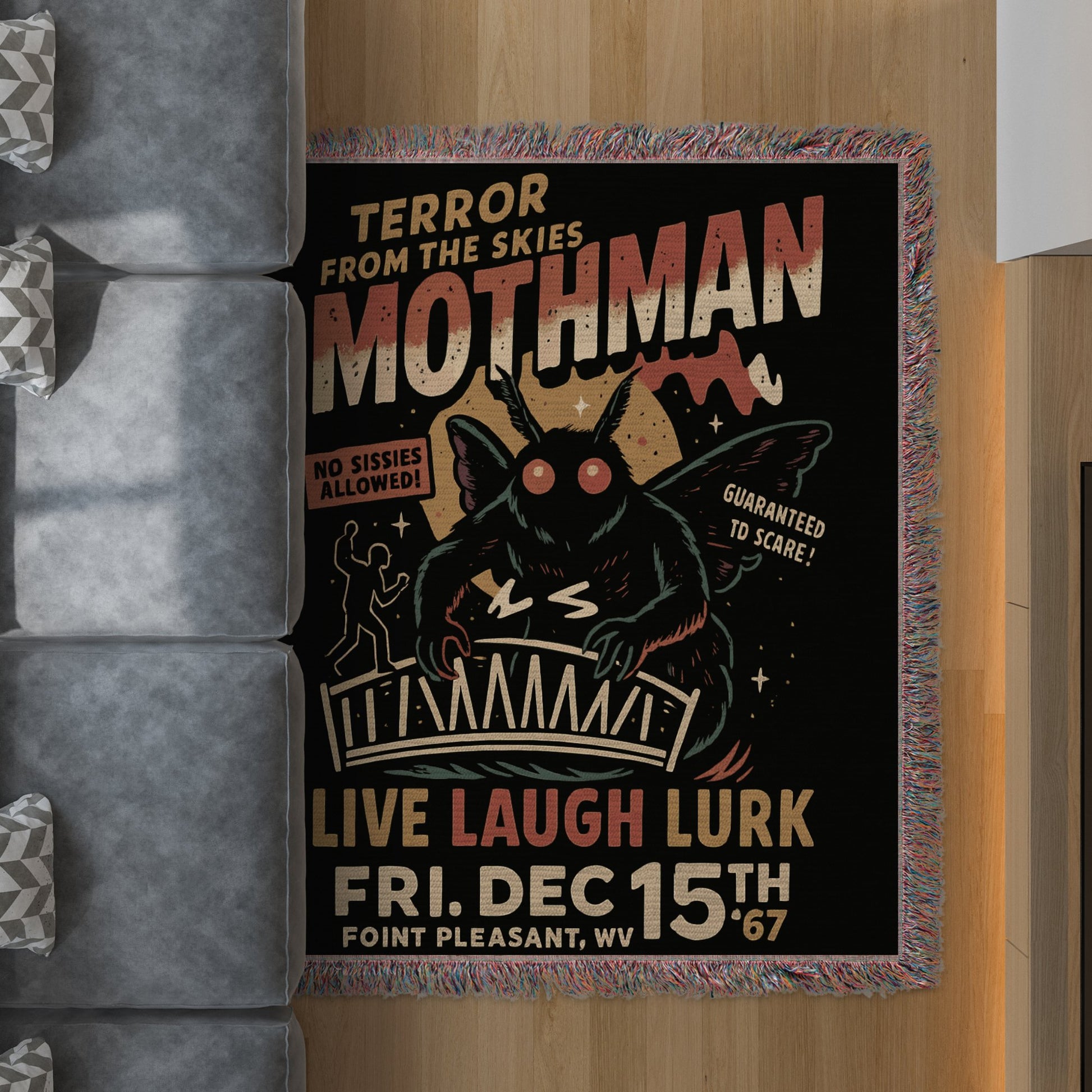 Terror From the Skies Mothman Rug product