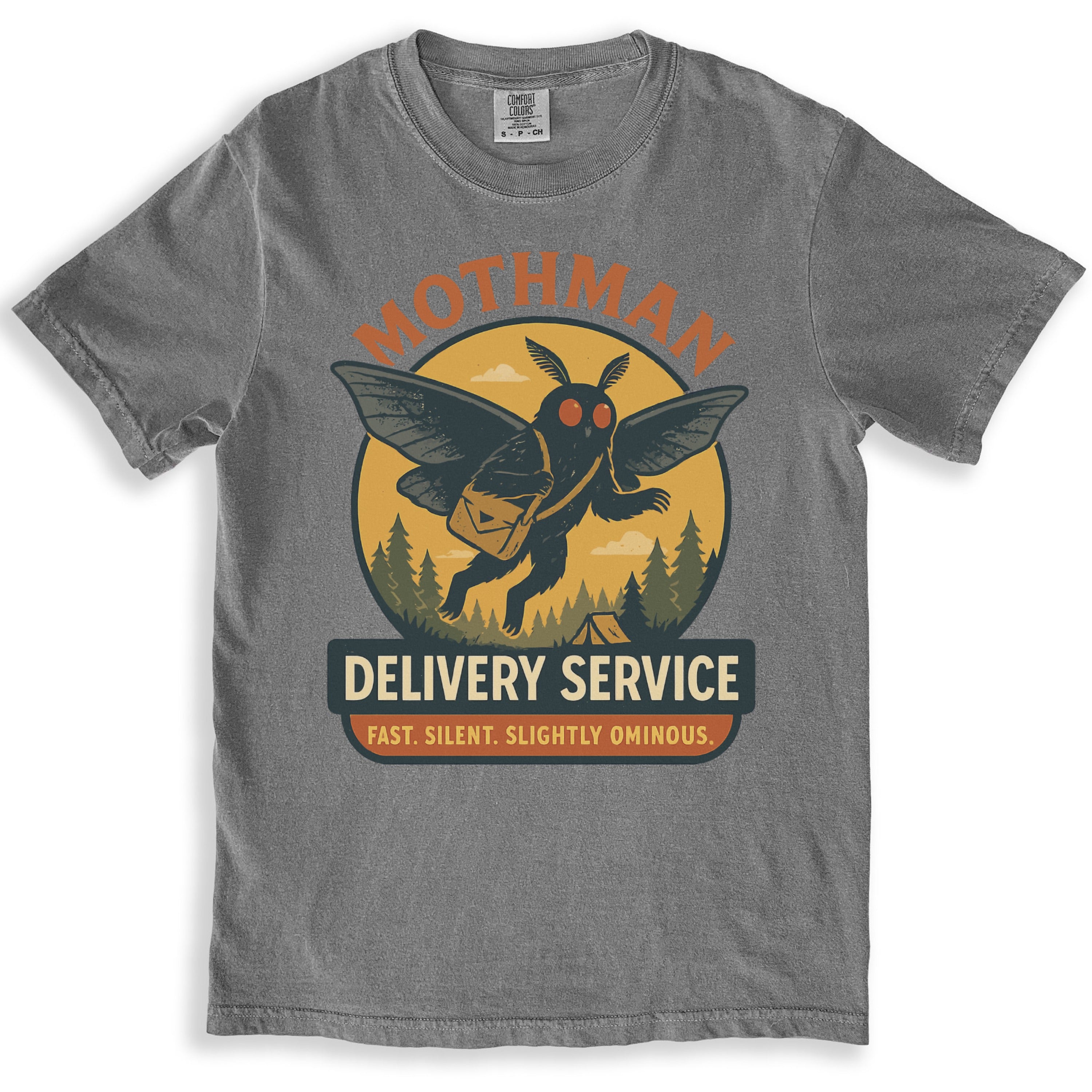 Mothman Delivery Service Fast Silent Ominous Shirt product