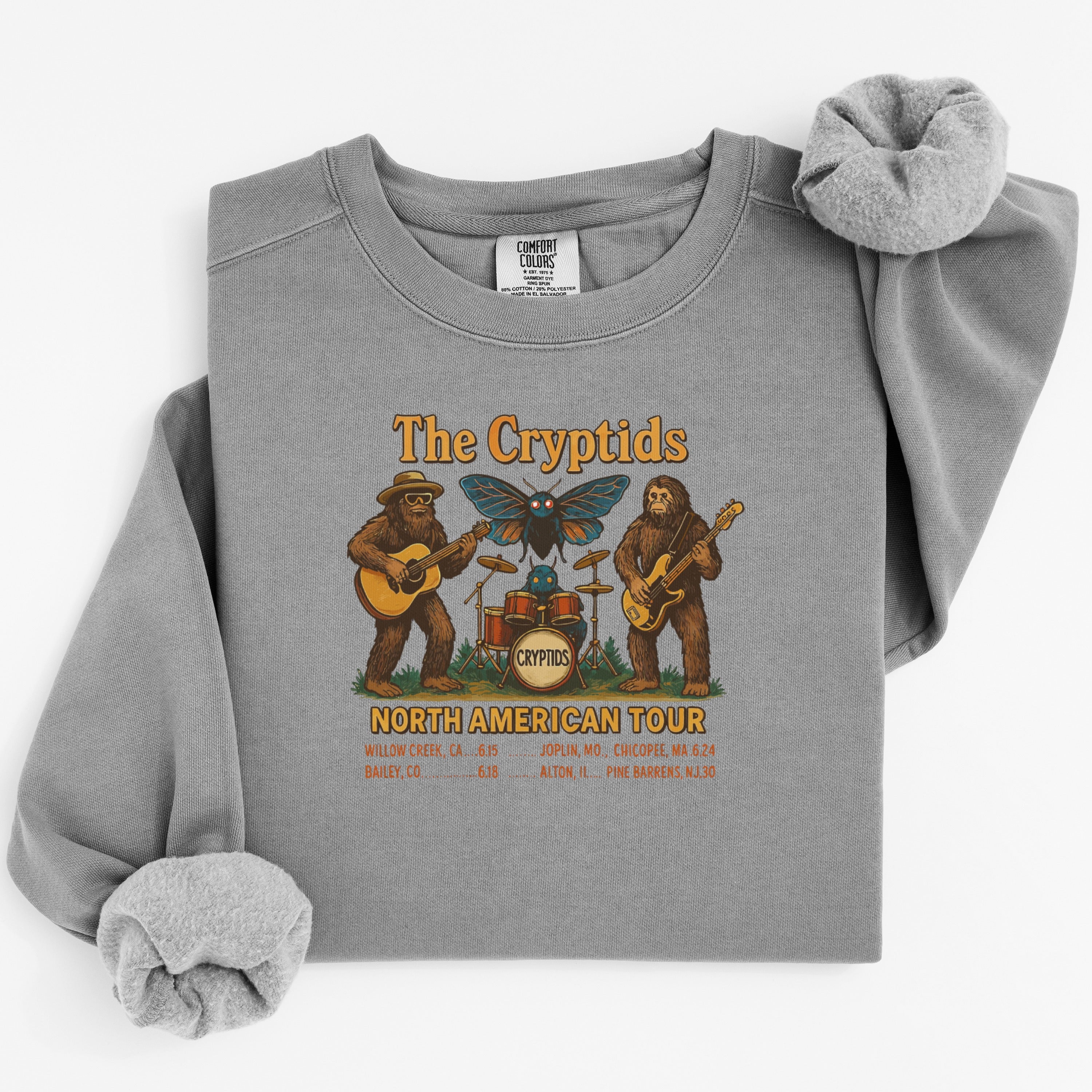 The Cryptids North American Tour Sweatshirt product type