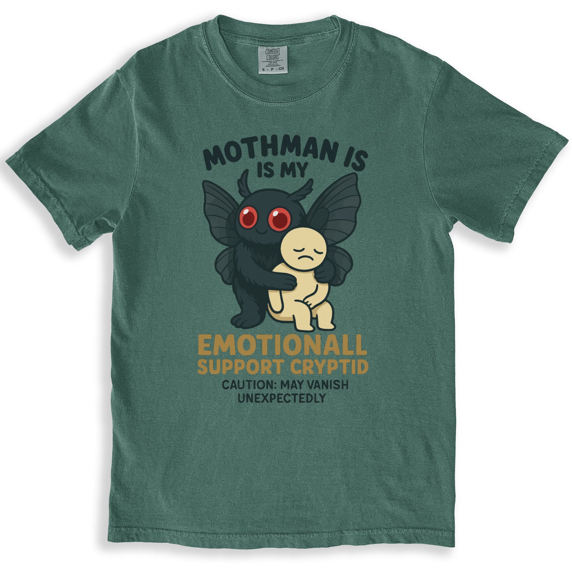 Mothman Emotional Support Cryptid T-shirt product