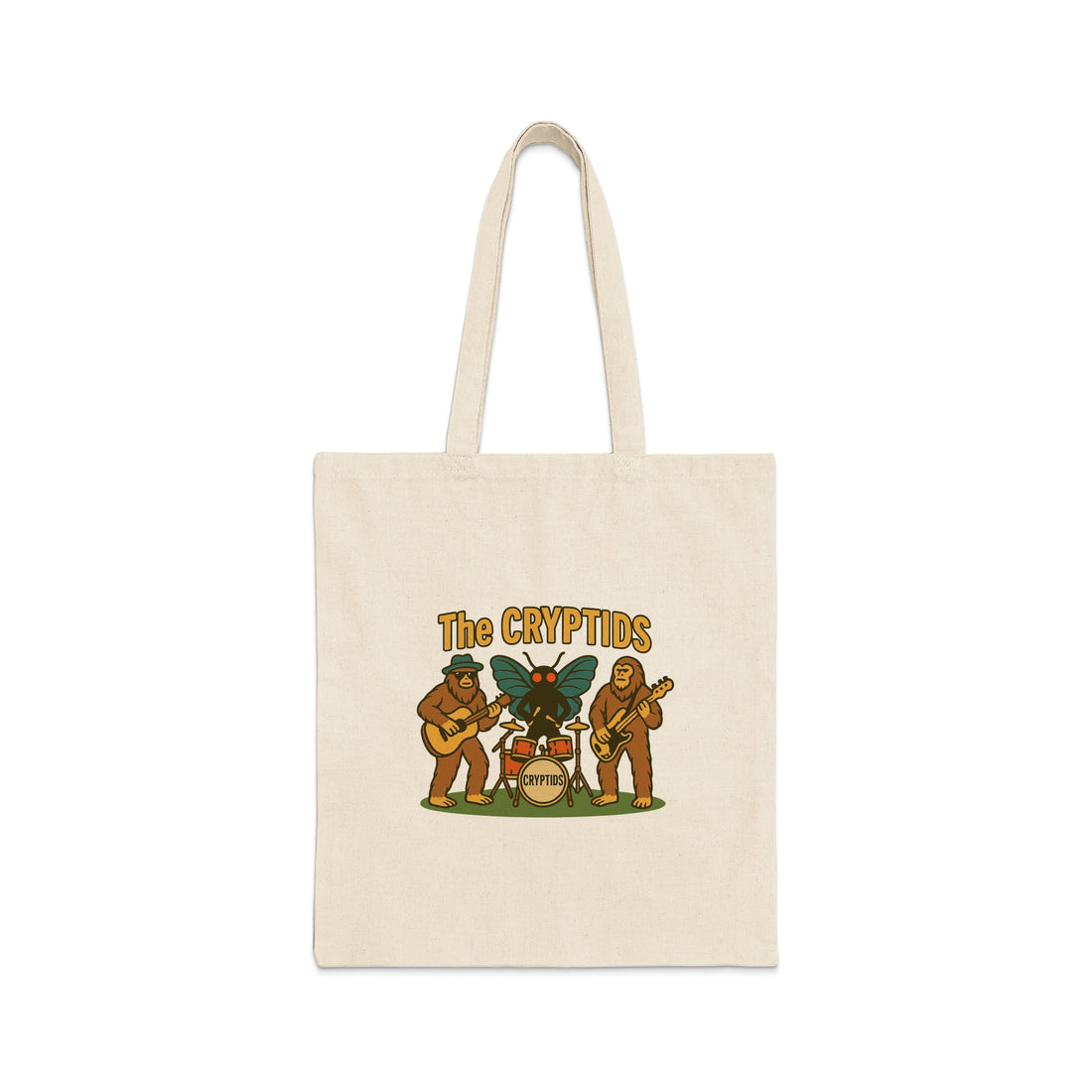 The Cryptids Band Graphic Tote Bag Reusable Shopping Product