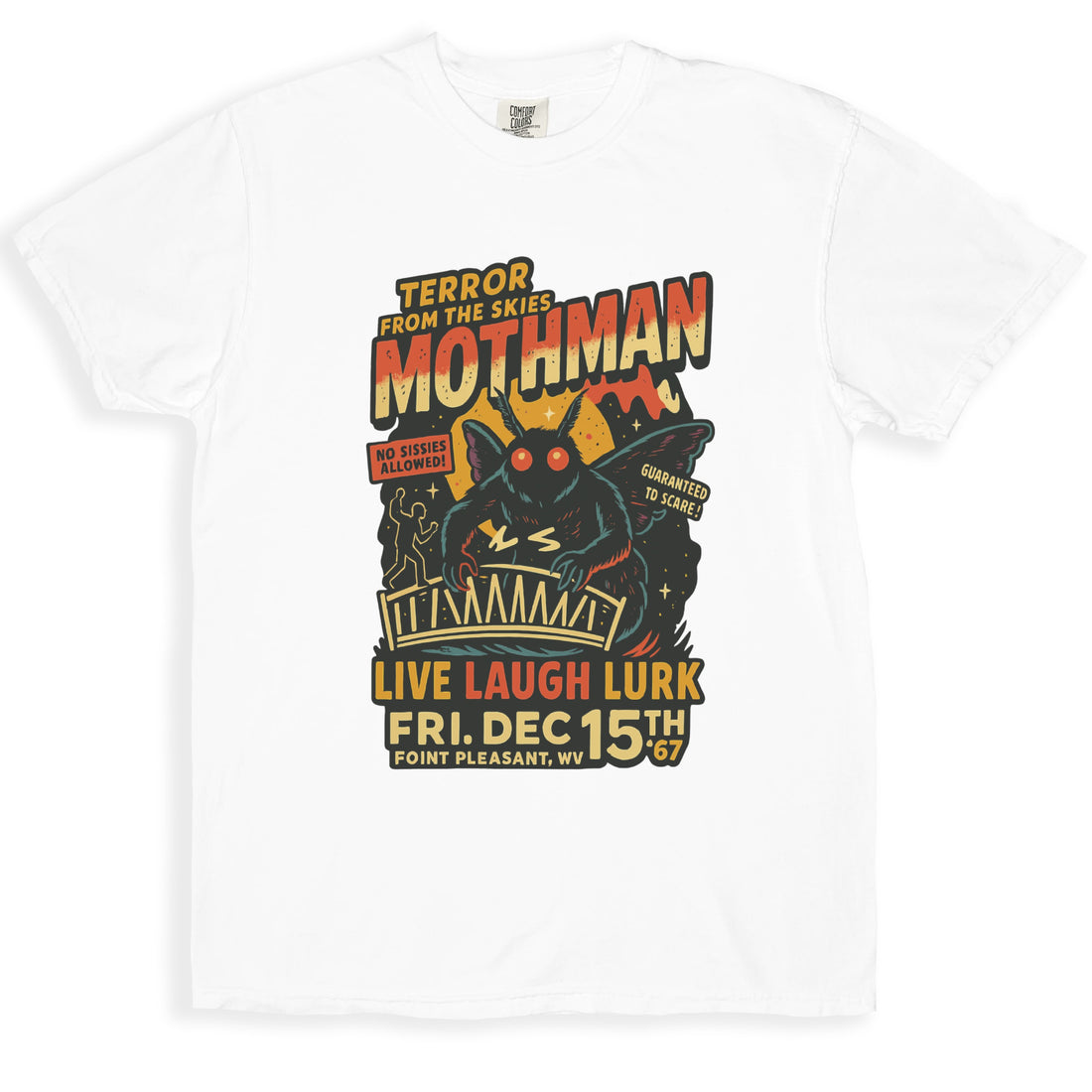 Terror from the Skies Mothman Live Laugh Lurk product