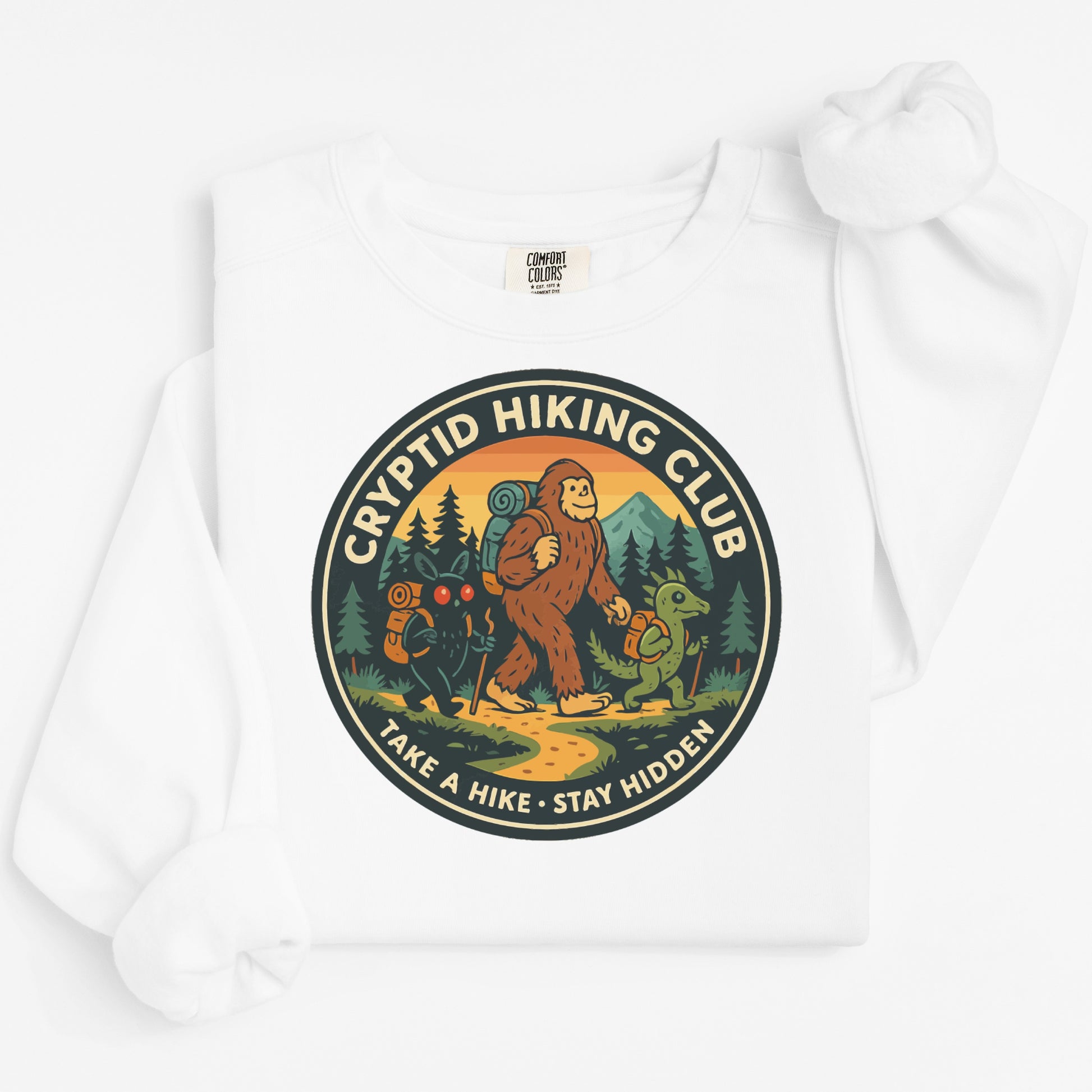 Cryptid Hiking Club Take A Hike Stay Hidden product