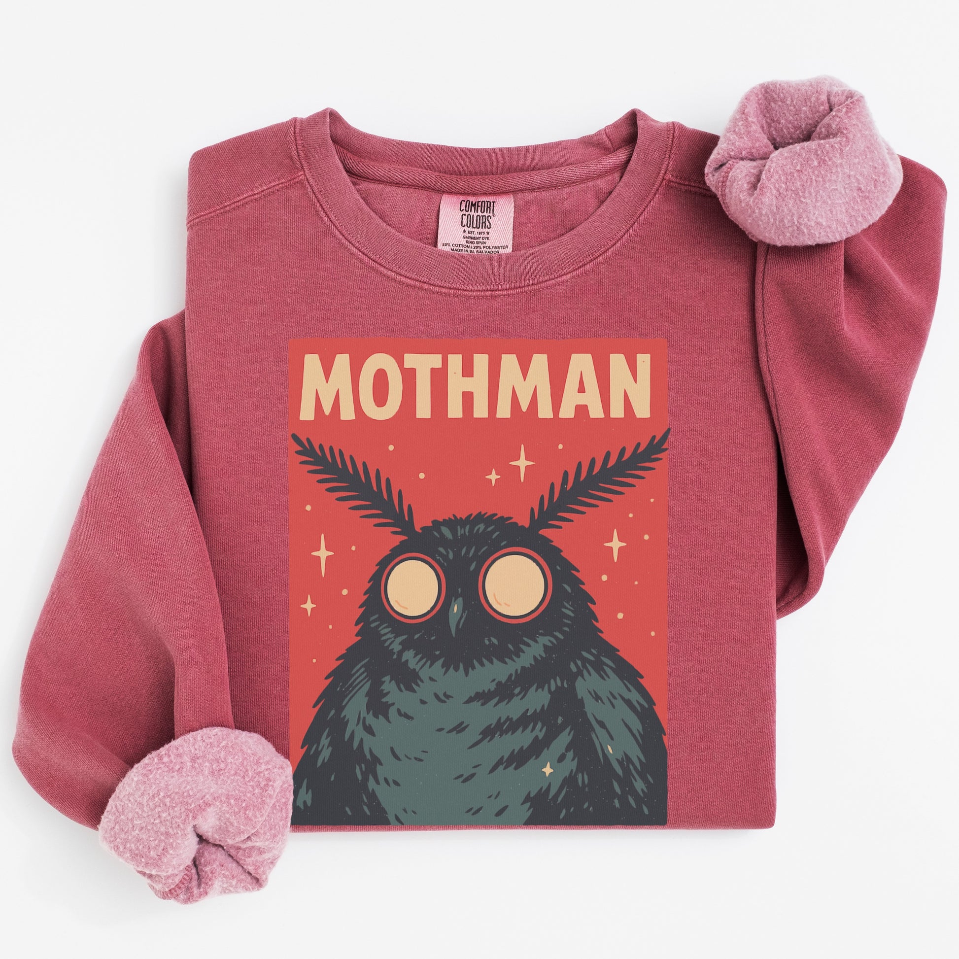 Mothman Graphic Sweatshirt Cozy Unique Graphic product type
