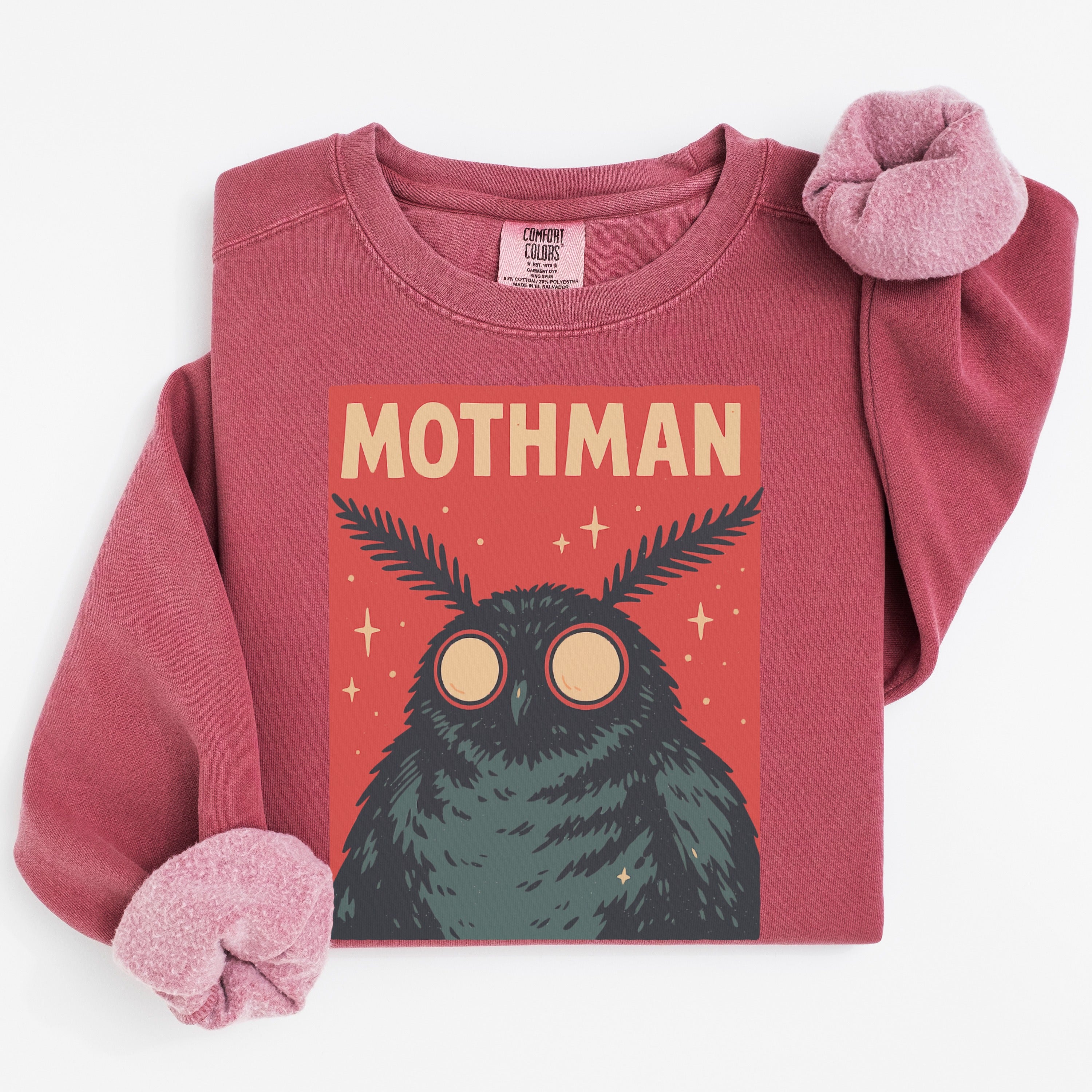 Mothman Graphic Sweatshirt Cozy Unique Graphic product type