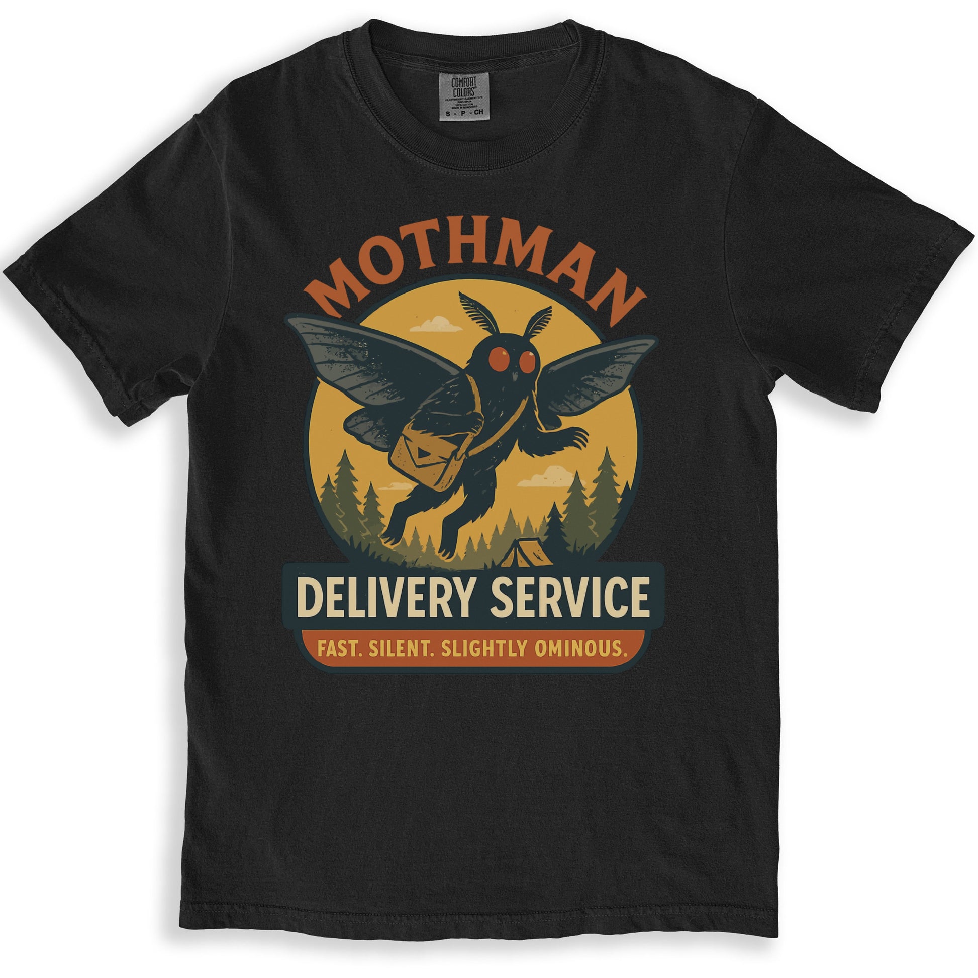 Mothman Delivery Service Fast Silent Slightly Ominous product type