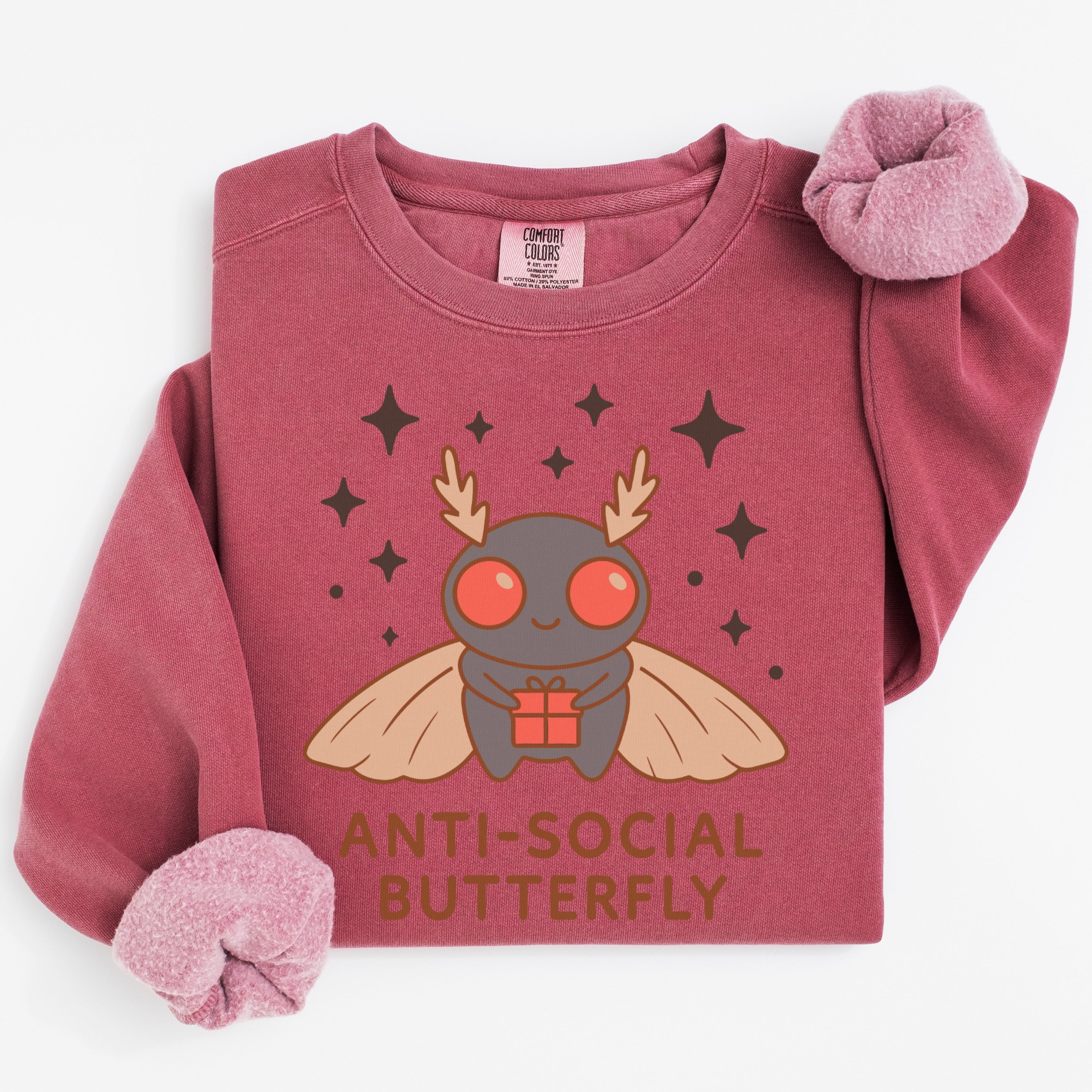 Anti-Social Butterfly Sweater Unique Clothing product type