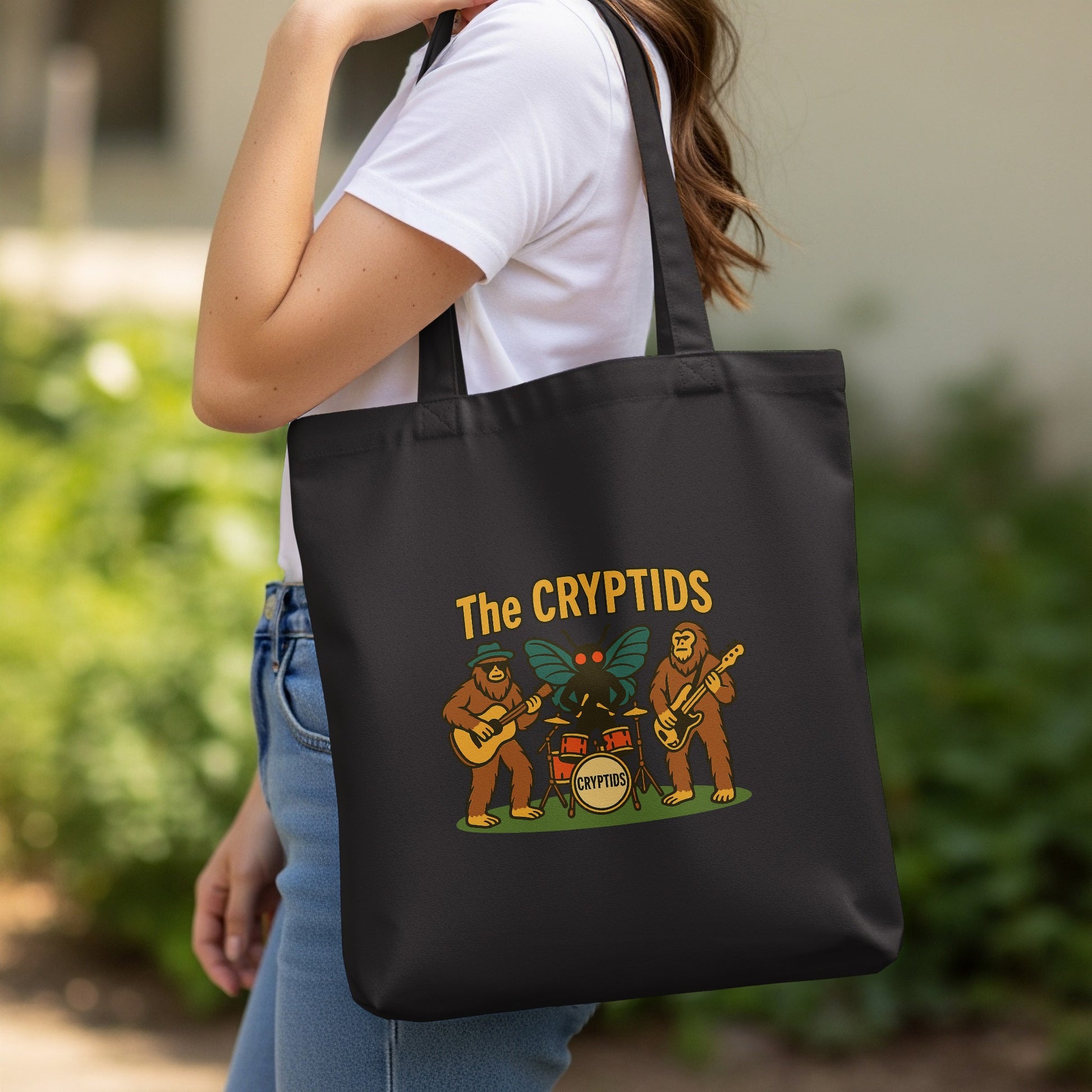 The Cryptids Band Unique Tote Bag Graphic Design product
