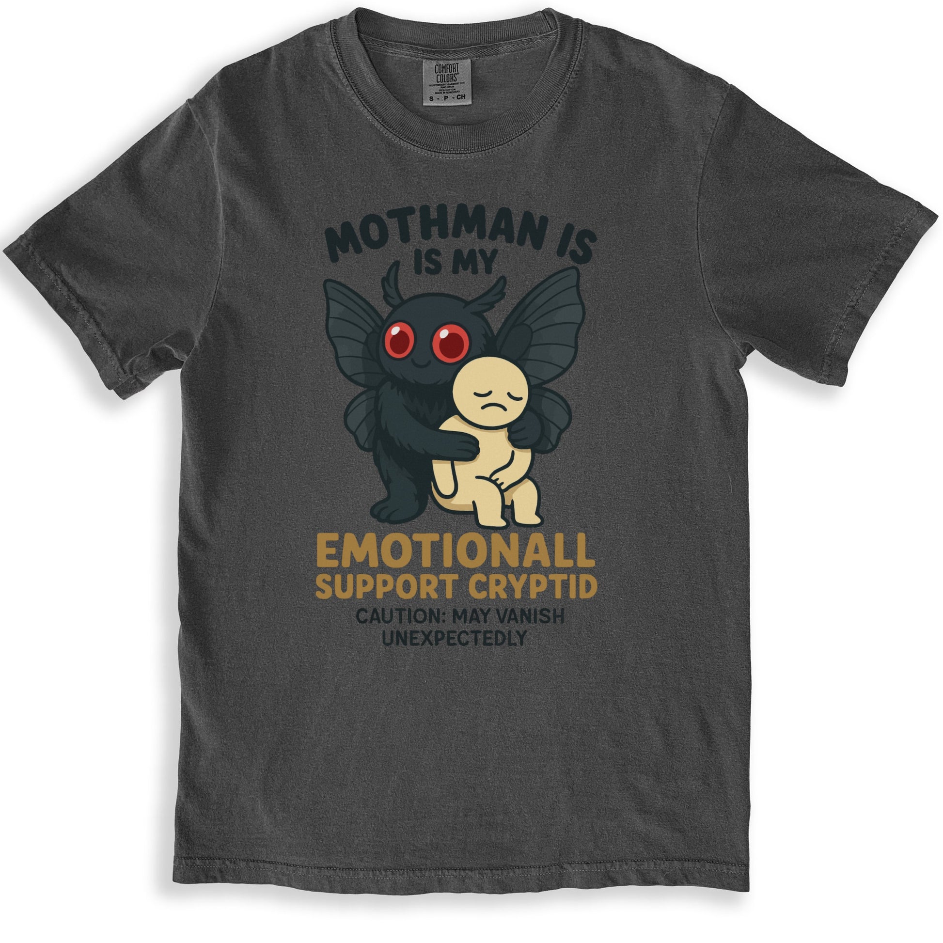 Mothman Emotional Support Cryptid Graphic T-Shirt product