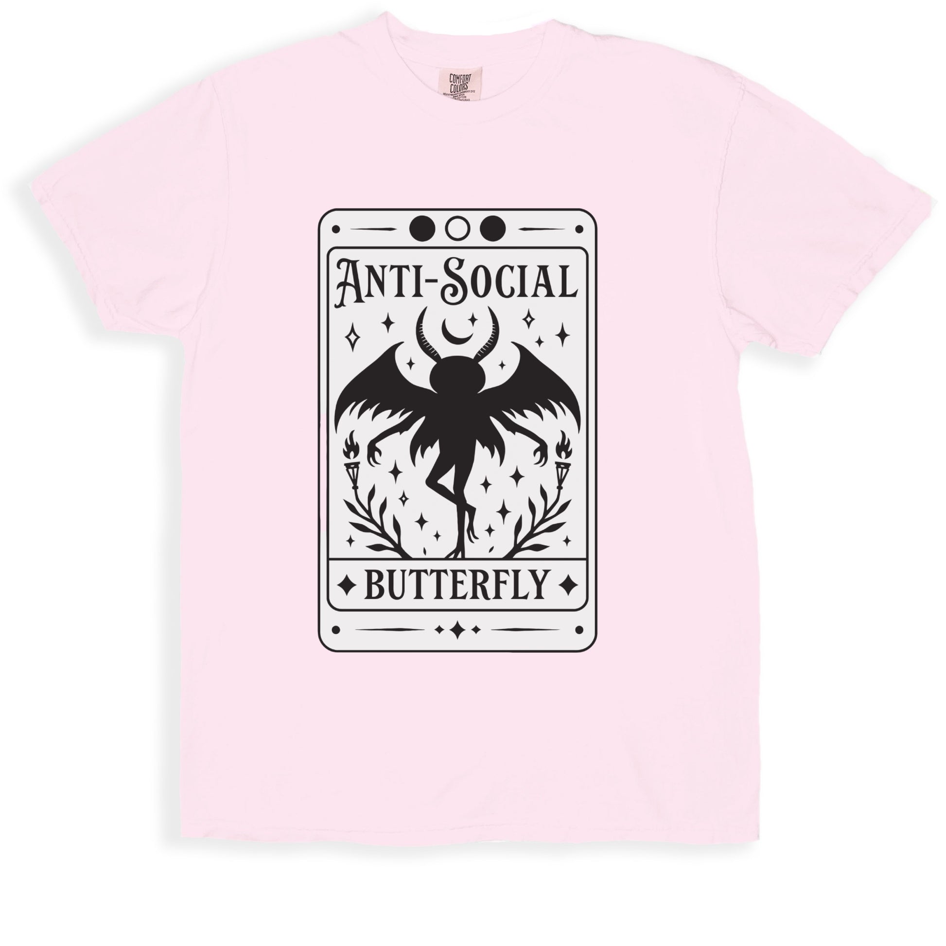Anti-Social Butterfly Printed Graphic T-shirt product type