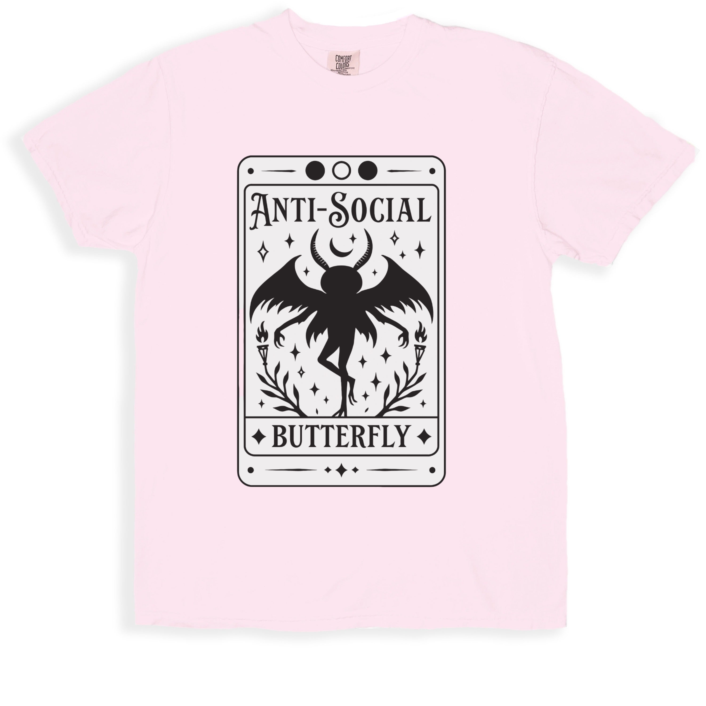 Anti-Social Butterfly Printed Graphic T-shirt product type