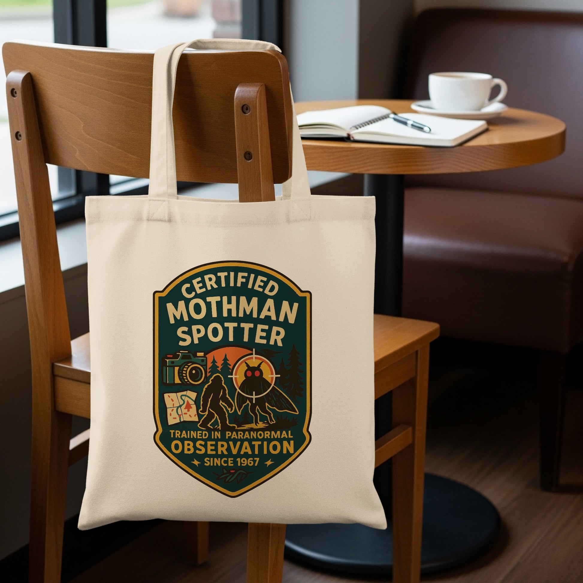 Certified Mothman Spotter Tote Bag Product Type