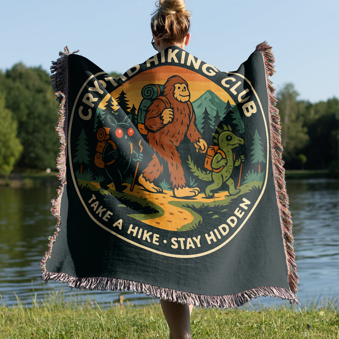 Cryptid Hiking Club Take a Hike Stay Hidden product type