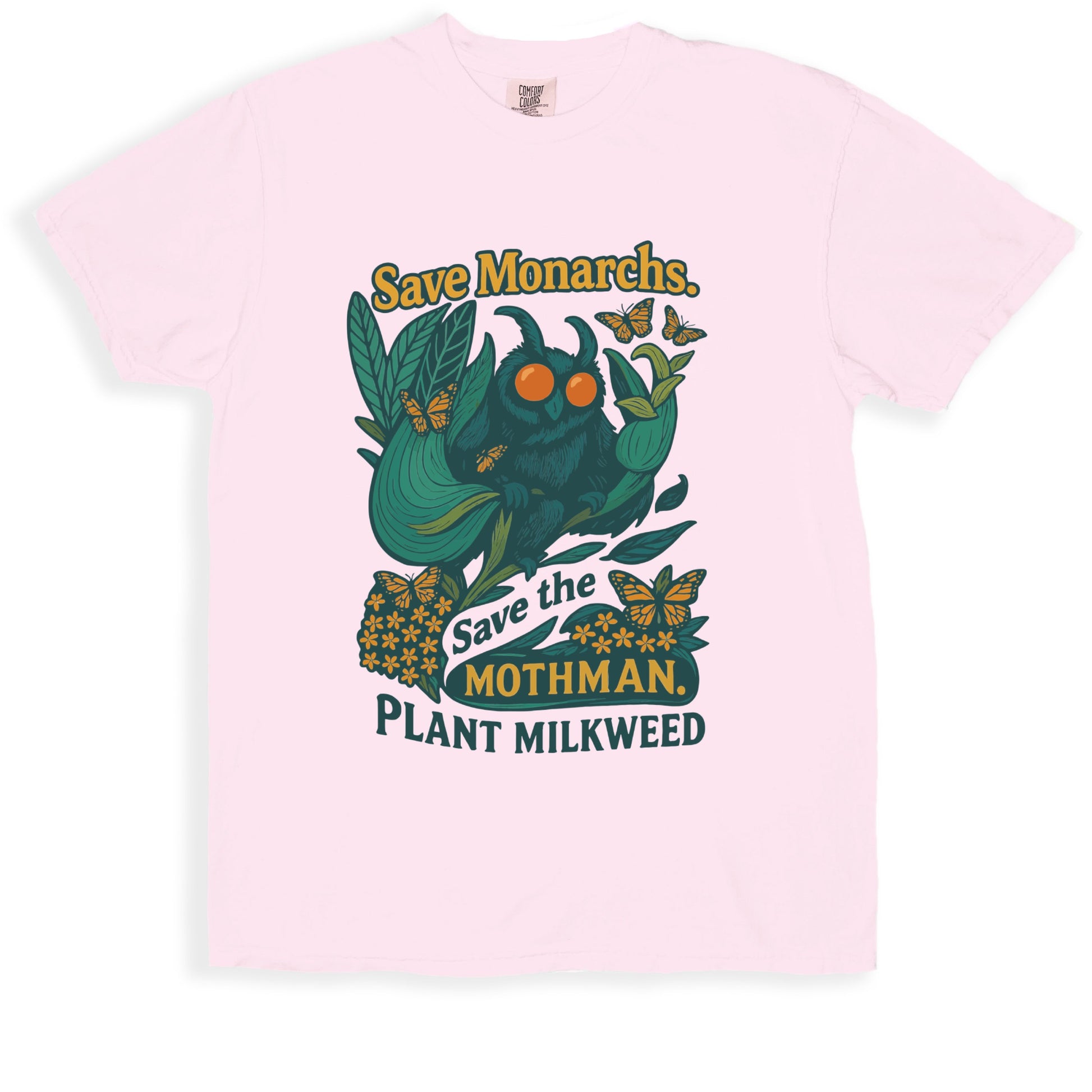 Save the Mothman Plant Milkweed Graphic Tee product type