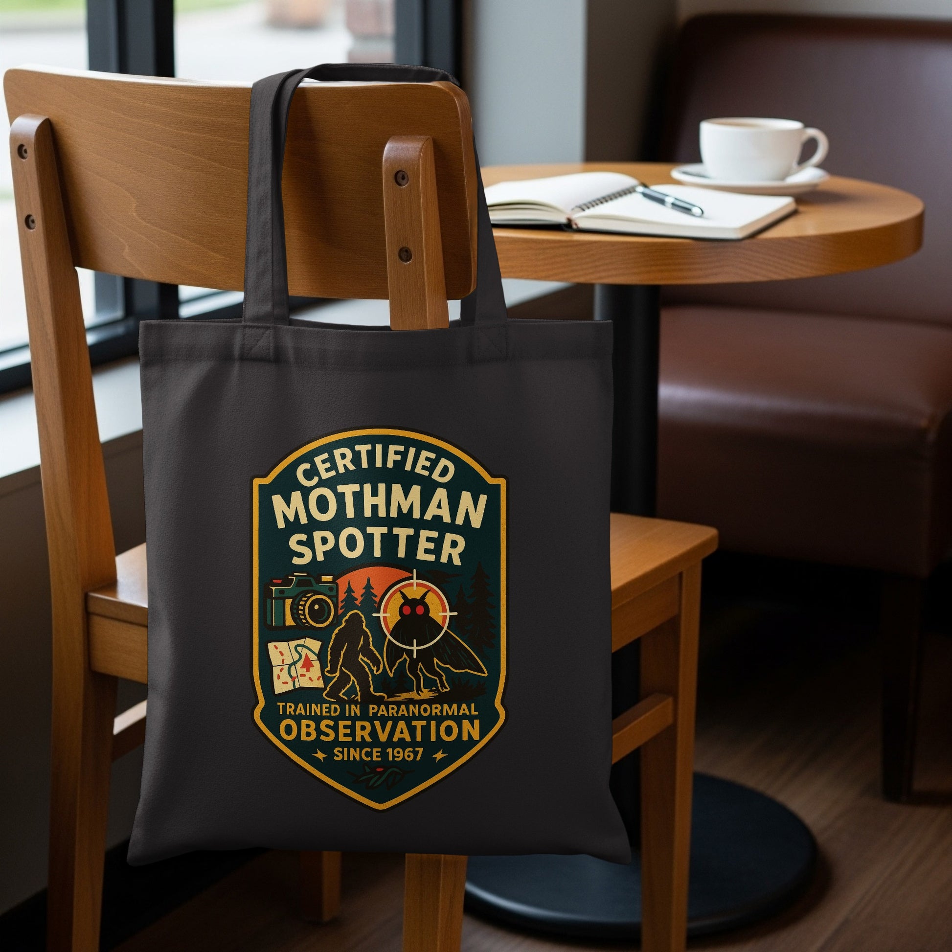 Certified Mothman Spotter Observation Tote Bag product