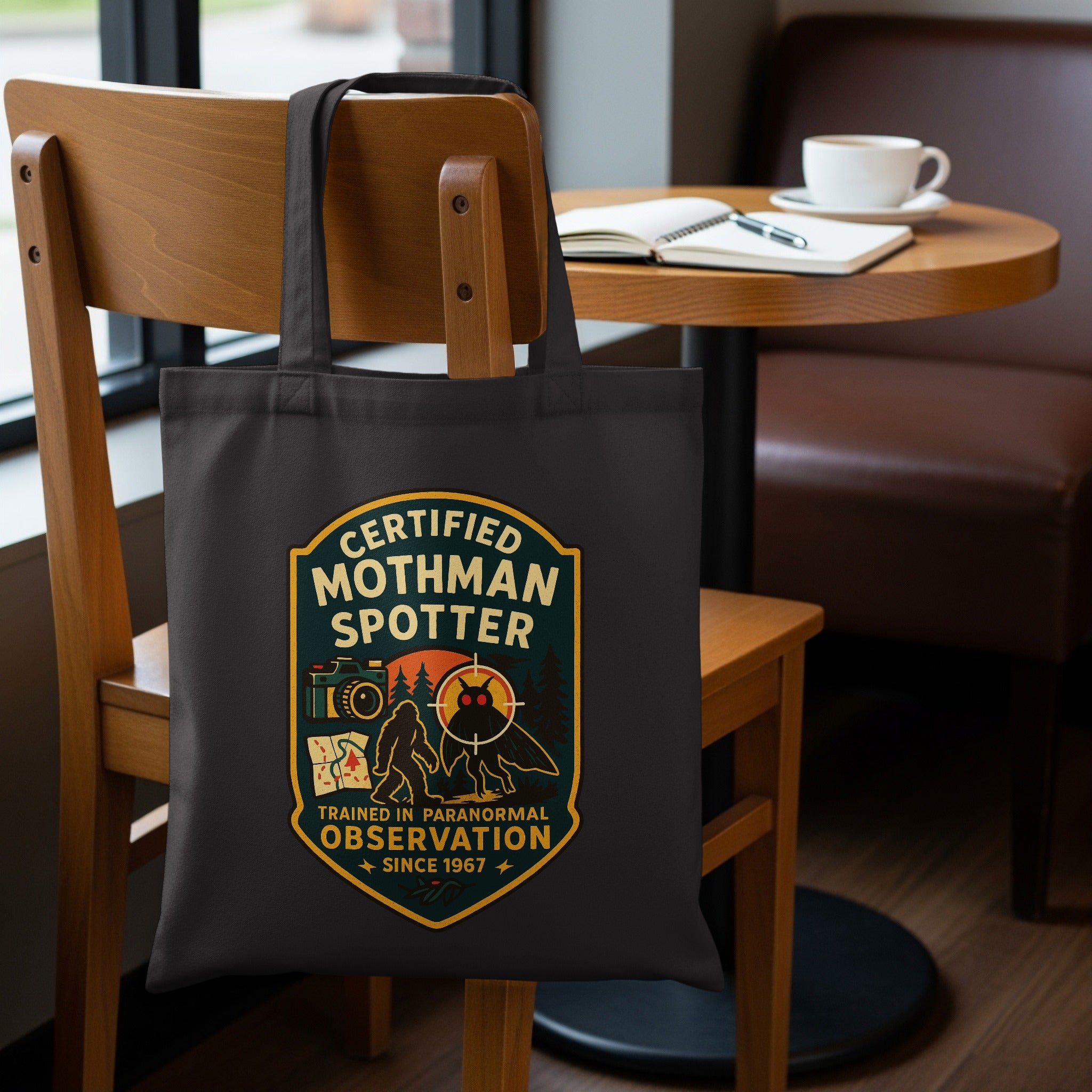Certified Mothman Spotter Observation Tote Bag product