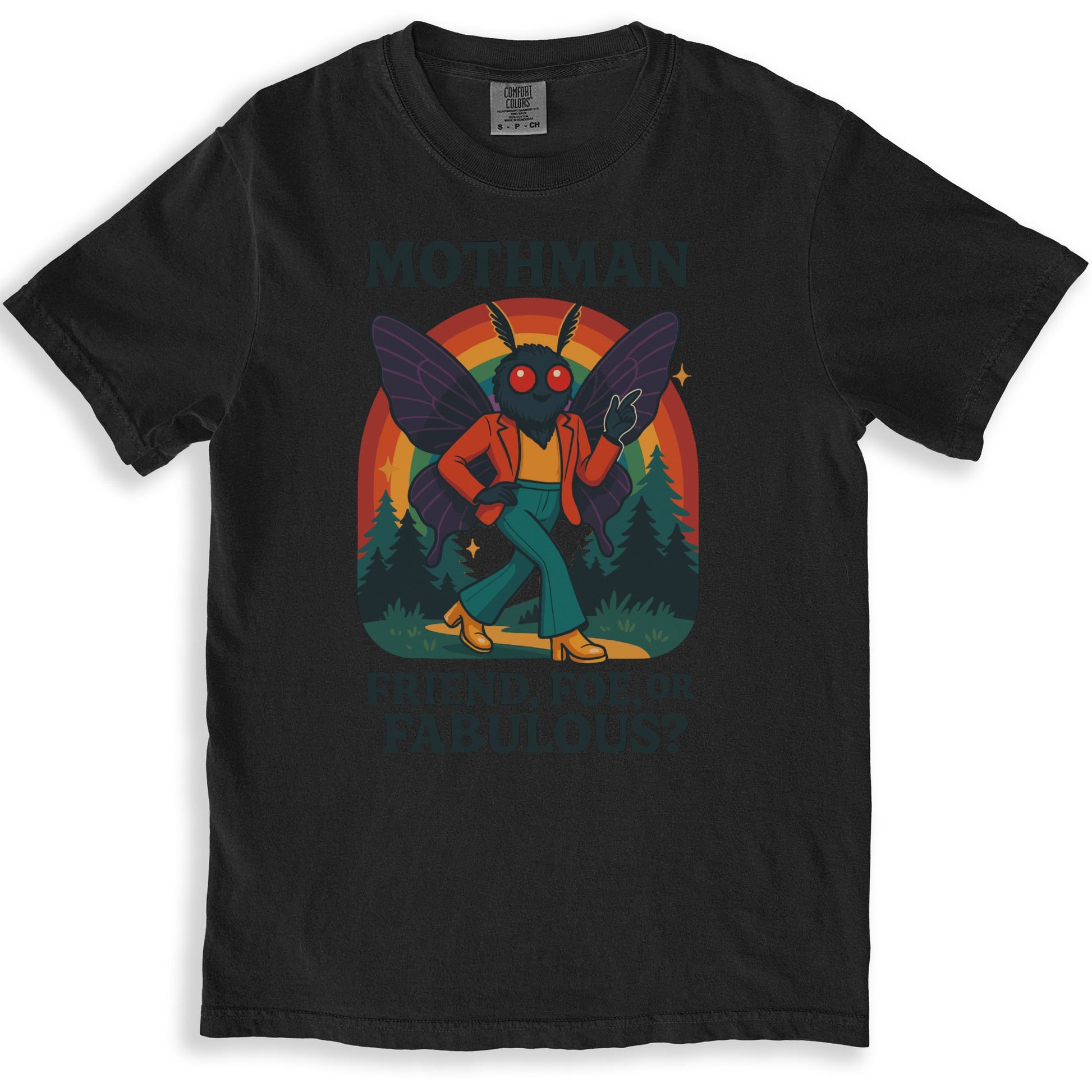 Mothman Friend Foe or Fabulous Graphic T-shirt product