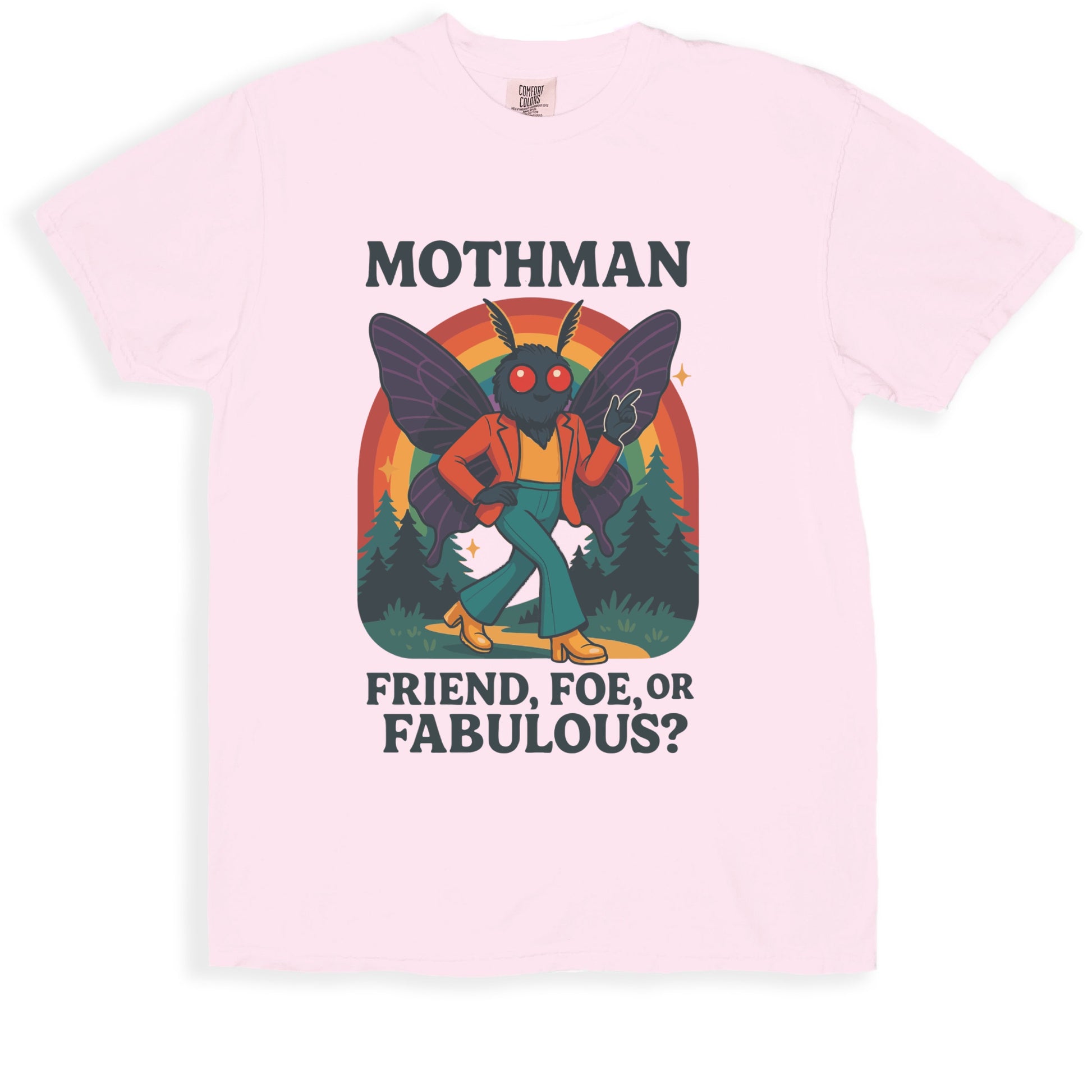Mothman Friend Foe or Fabulous Graphic T-Shirt product type