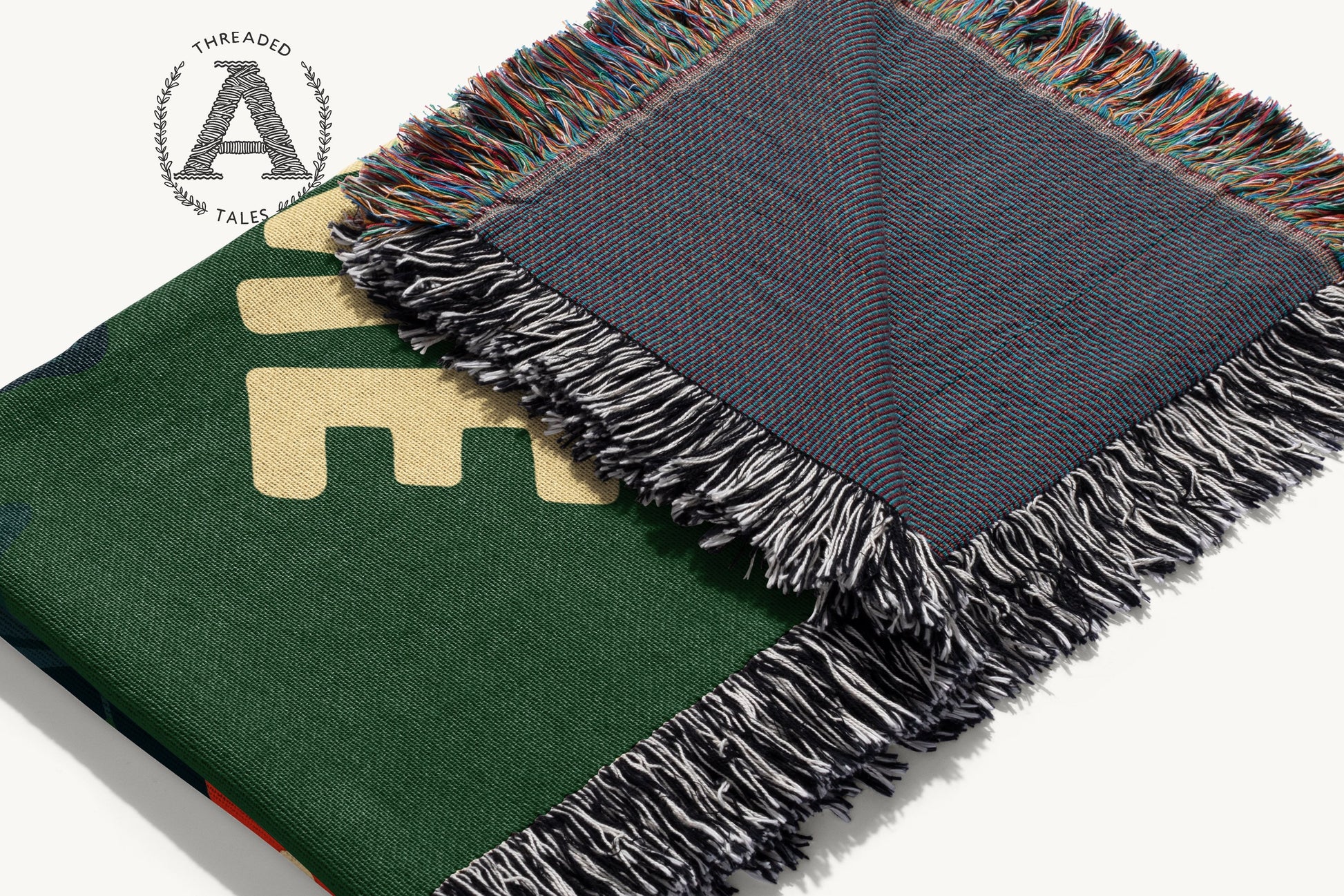 Colorful Decorative Throw Blanket with Fringe product type